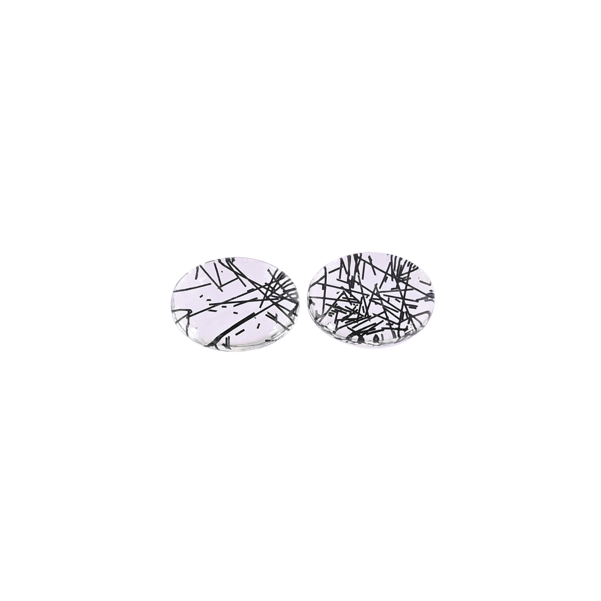 Black Rutile Loose Oval Cabochon Gemstone Wholesale Lot Stone For Jewelry Making Stone Ring Earring