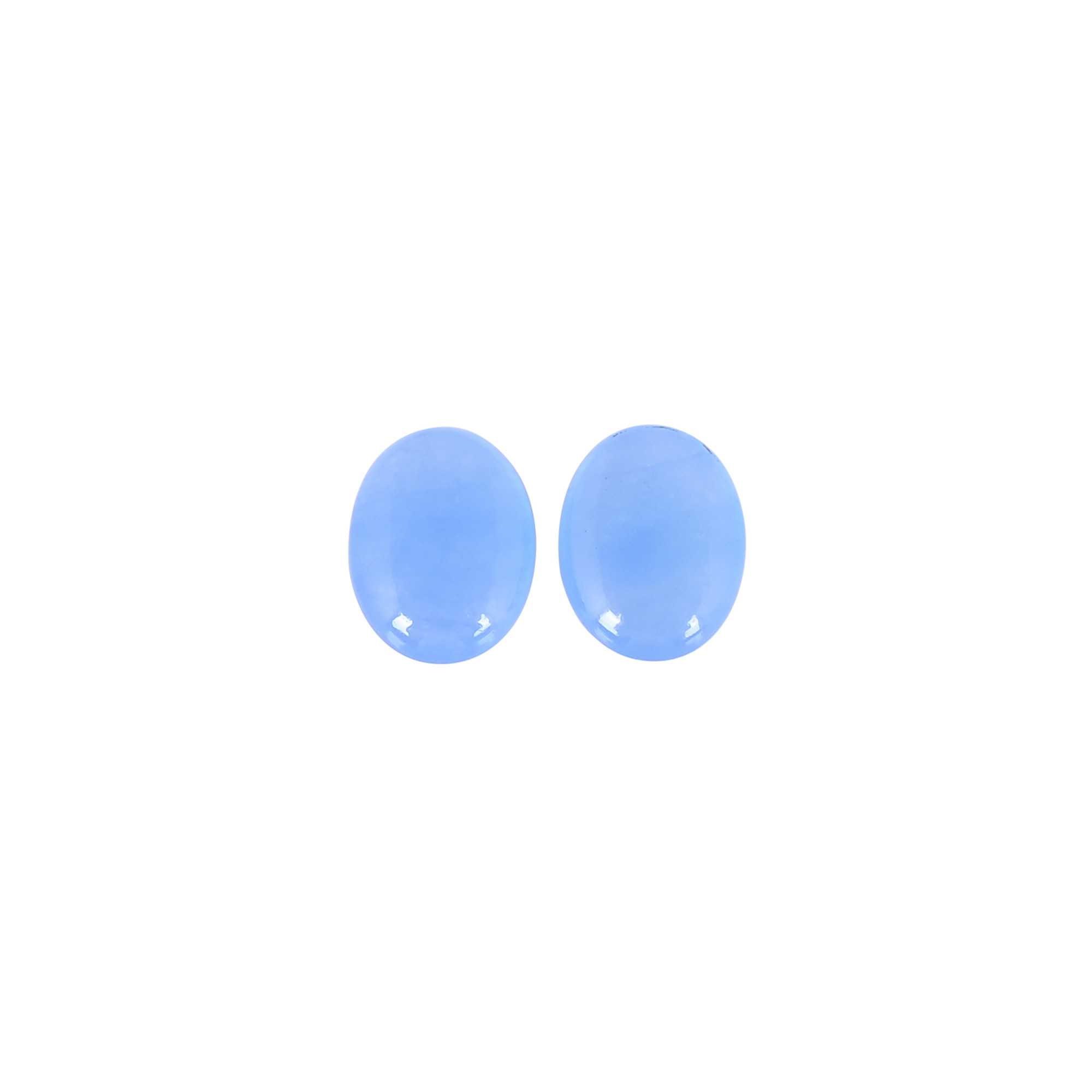 Wholesale Blue Jade Loose Oval Gemstone Lot Stone For Custom Jewelry Making Ring Earring