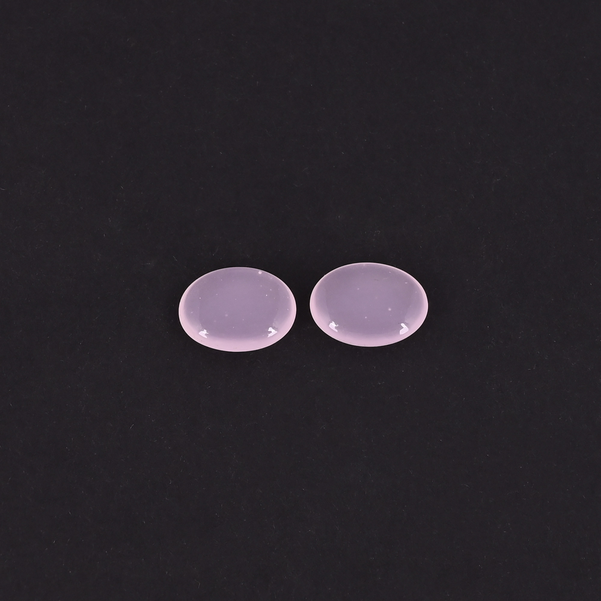 Wholesale Lot Rose Chalcedony For Jewelry Making Ring Earring Loose Oval Gemstone Lot Stone
