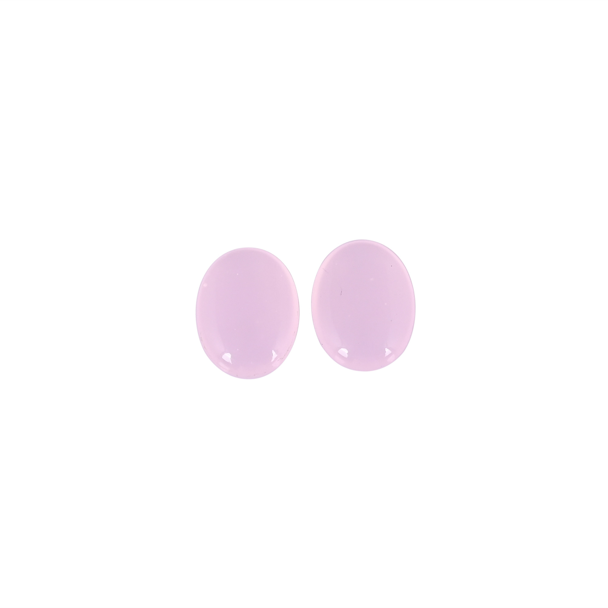 Wholesale Lot Rose Chalcedony For Jewelry Making Ring Earring Loose Oval Gemstone Lot Stone