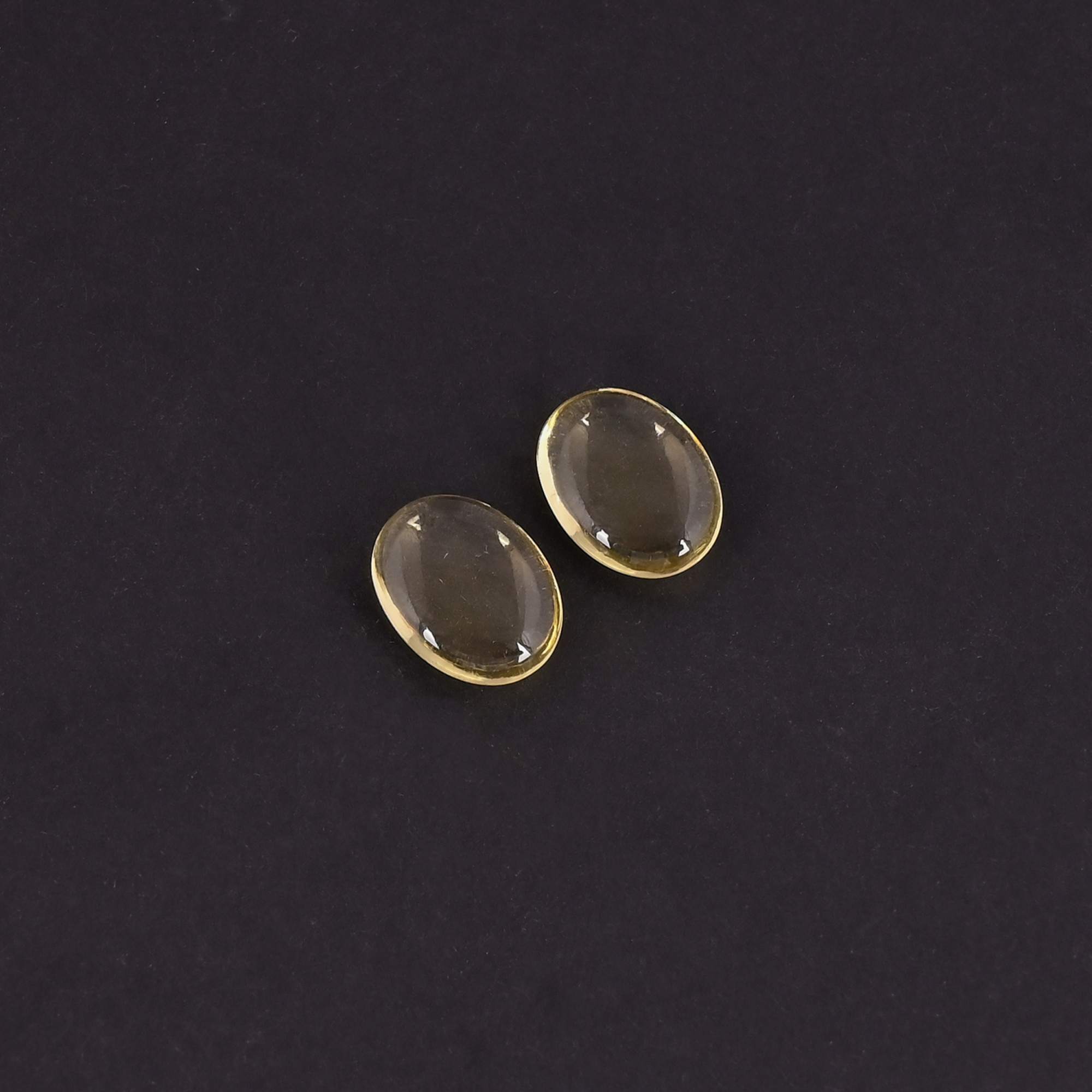 Wholesale Lot Champagne Quartz Loose Oval Cabochon Gemstone Lot Stone For Jewelry Making Ring Earrings
