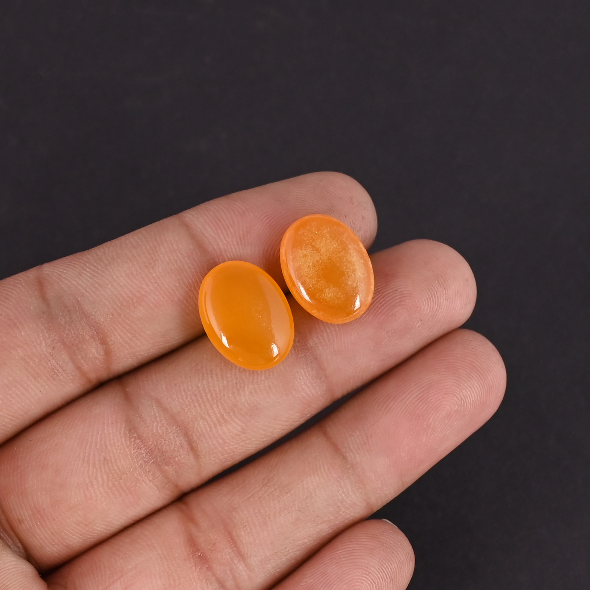 Yellow Chalcedony Wholesale Lot Loose Oval Gemstone Lot Stone For Custom Jewelry Making