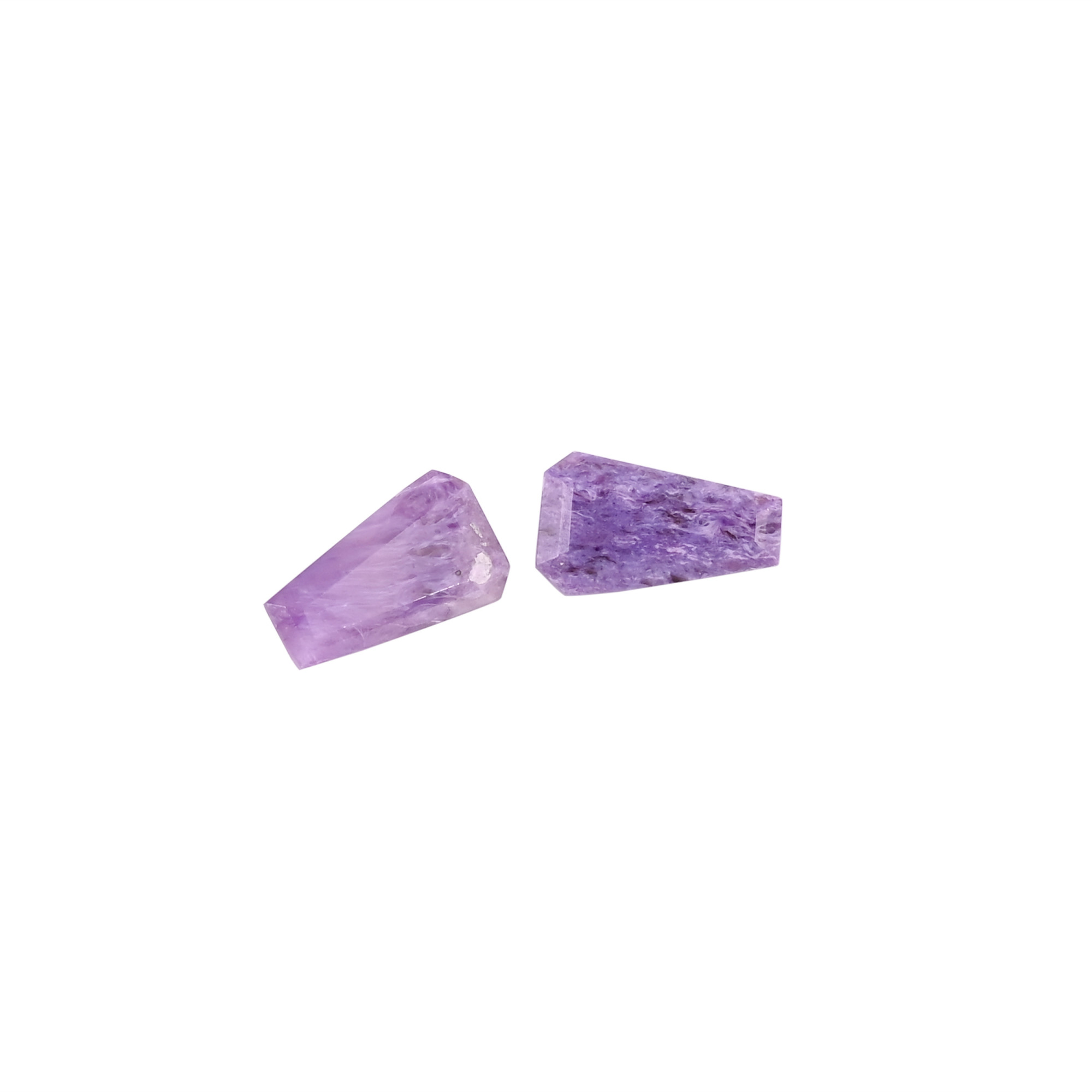 Wholesale Charoite Gemstone Coffin Gemstone For Jewelry Making Custom Making Stone