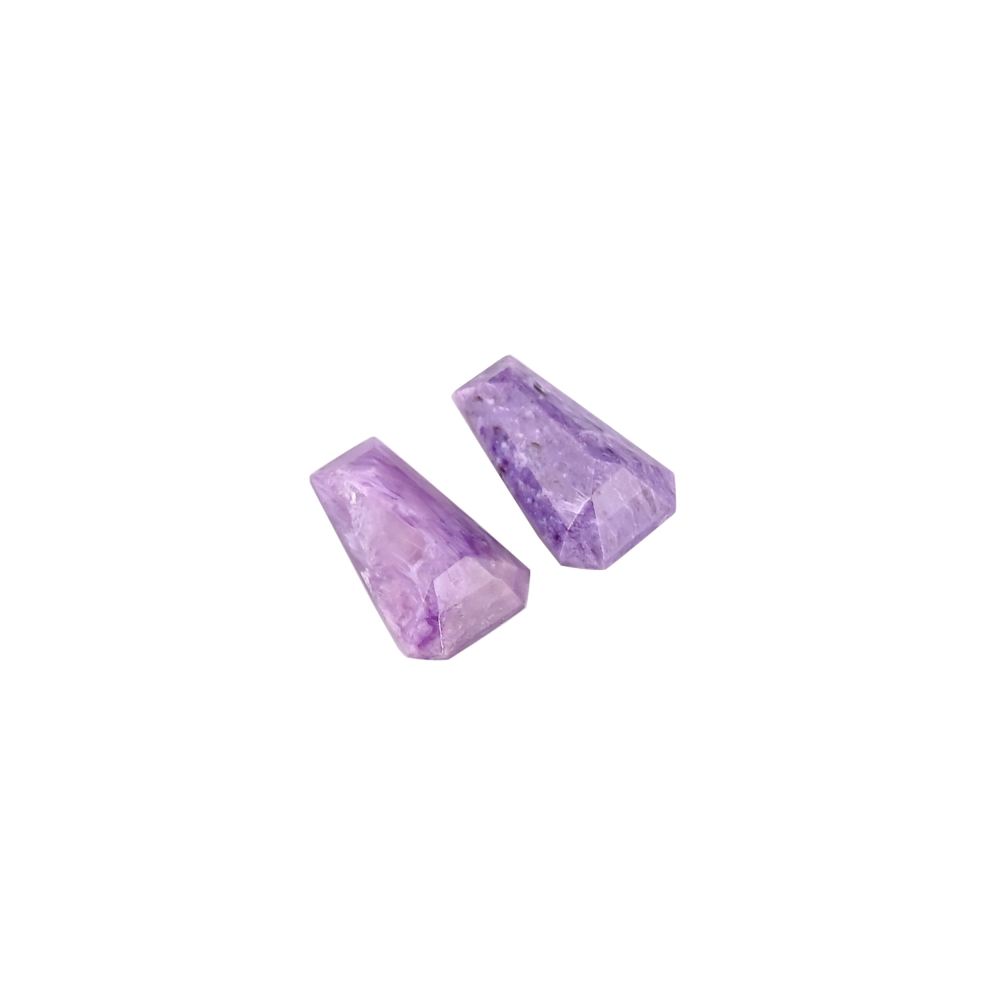 Wholesale Charoite Gemstone Coffin Gemstone For Jewelry Making Custom Making Stone