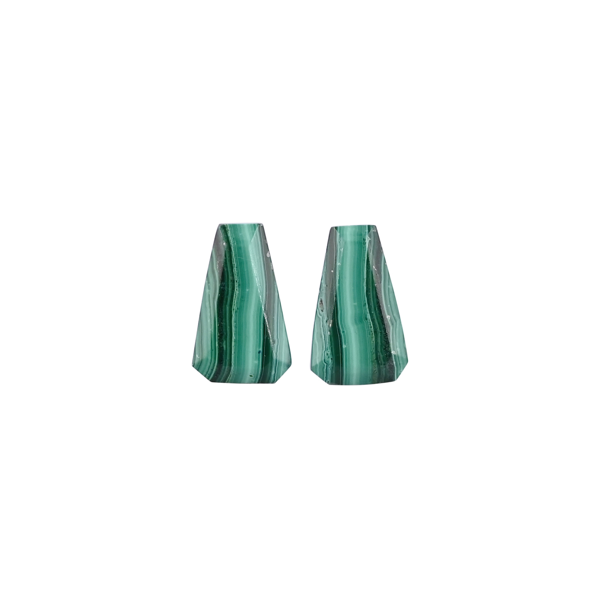 Malachite Coffin Gemstone Wholesale Lot Jewelry Making Stone For Earrings Custom making Stones