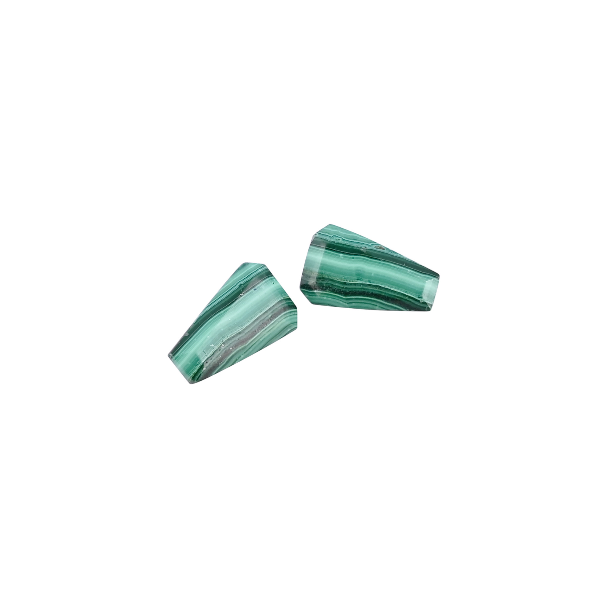 Malachite Coffin Gemstone Wholesale Lot Jewelry Making Stone For Earrings Custom making Stones