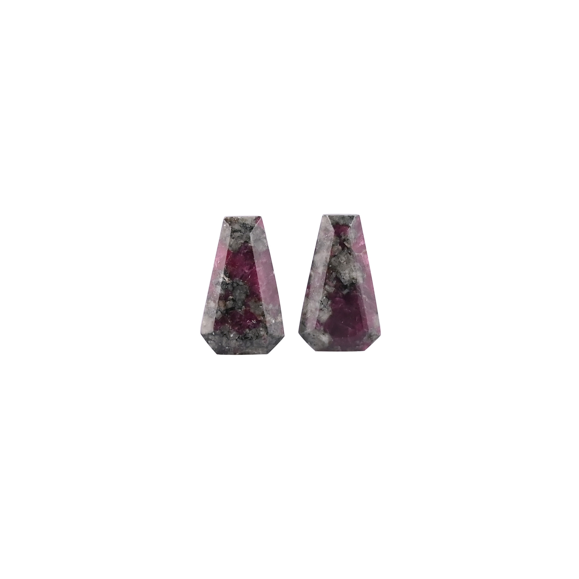 Wholesale Natural Eudialyte Coffin Gemstone Jewelry Making Stone For Earrings Custom Stone