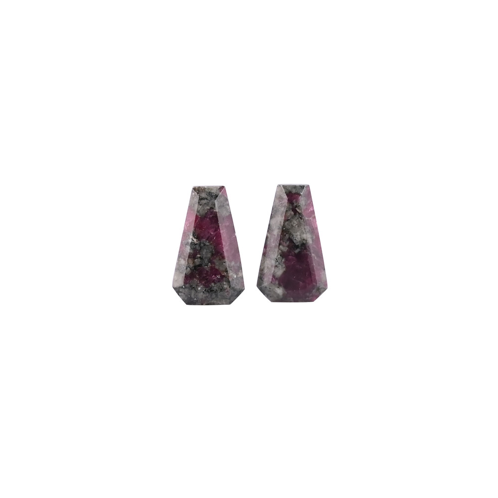 Image of Wholesale Natural Eudialyte Coffin Gemstone Jewelry Making Stone For Earrings Custom Stone