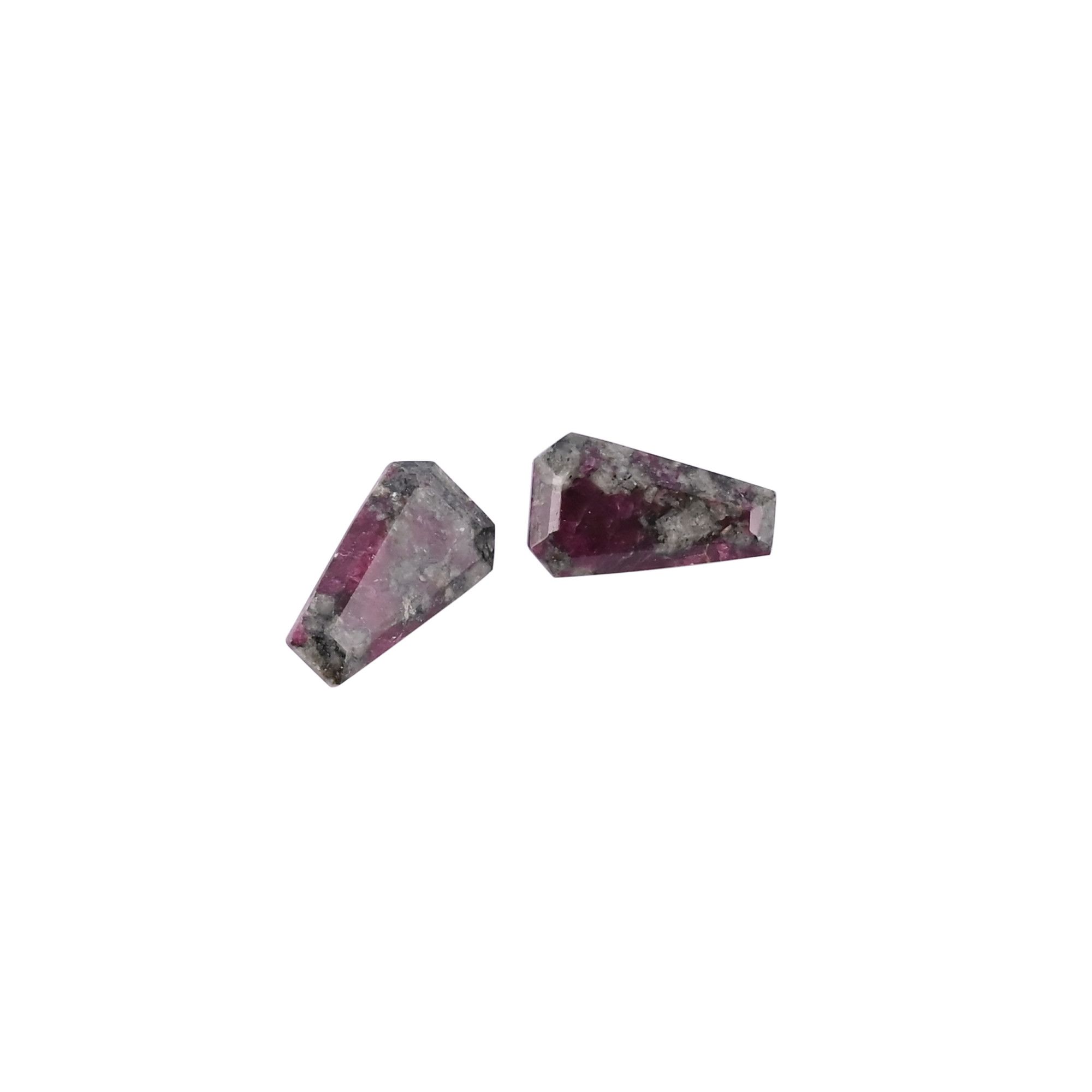 Wholesale Natural Eudialyte Coffin Gemstone Jewelry Making Stone For Earrings Custom Stone