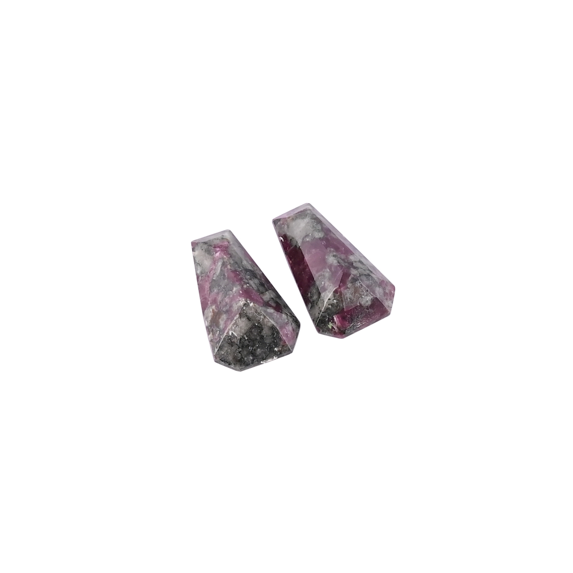 Wholesale Natural Eudialyte Coffin Gemstone Jewelry Making Stone For Earrings Custom Stone