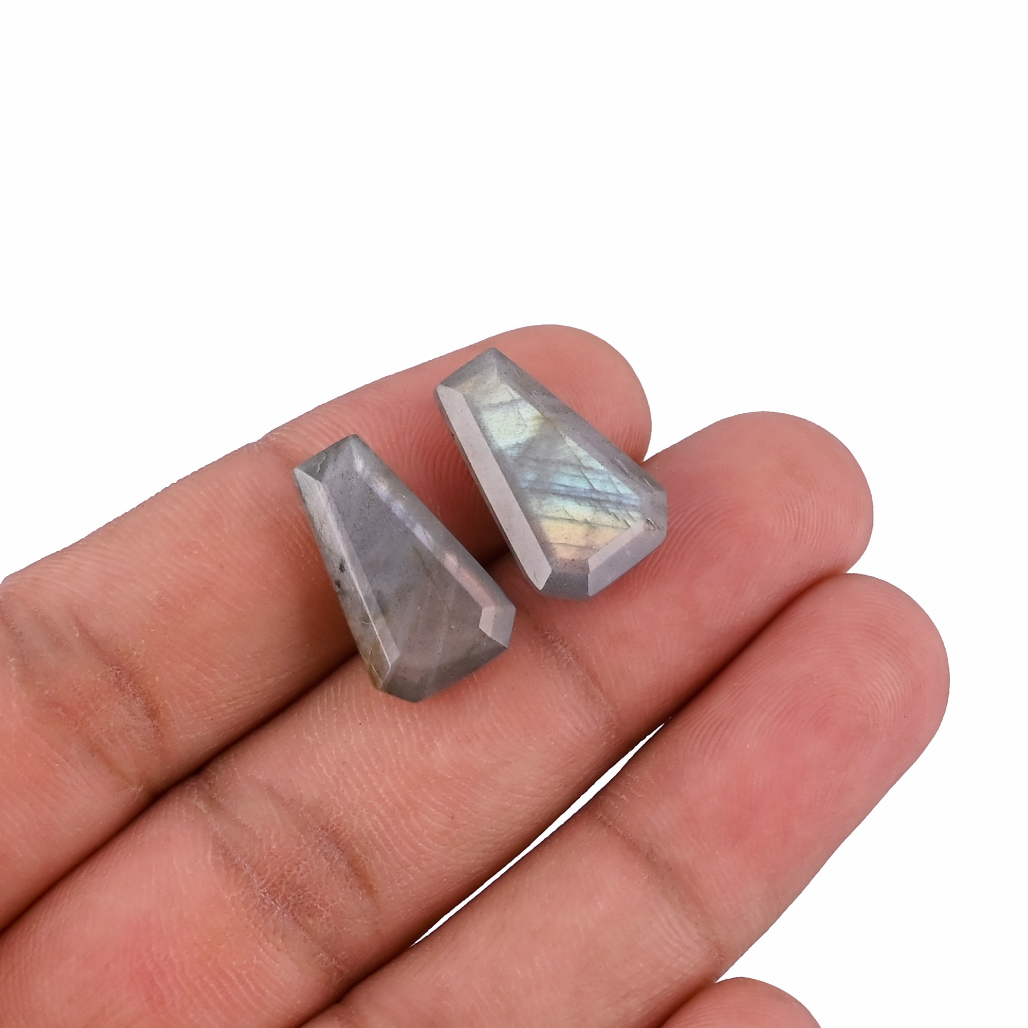 Labradorite Coffin Loose Stone Gemstone Handmade Unique Stone For Jewelry Making Earring For Gift
