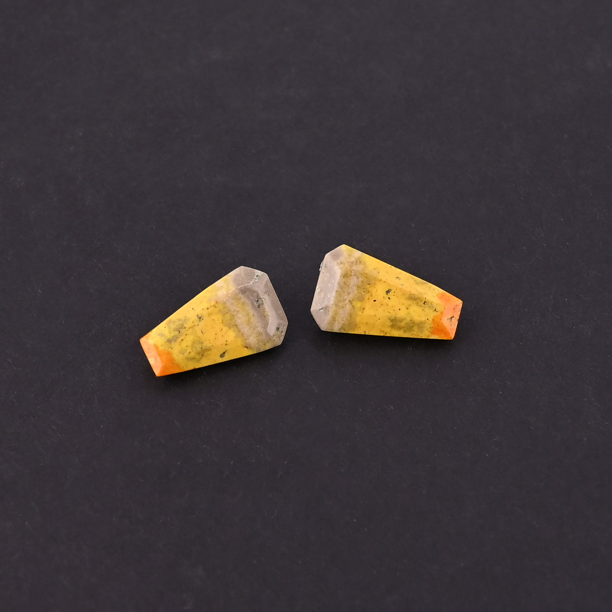 Wholesale Gemstone Lot Bumble Bee Jasper Coffin Stone Jewelry Making Stone For Earrings