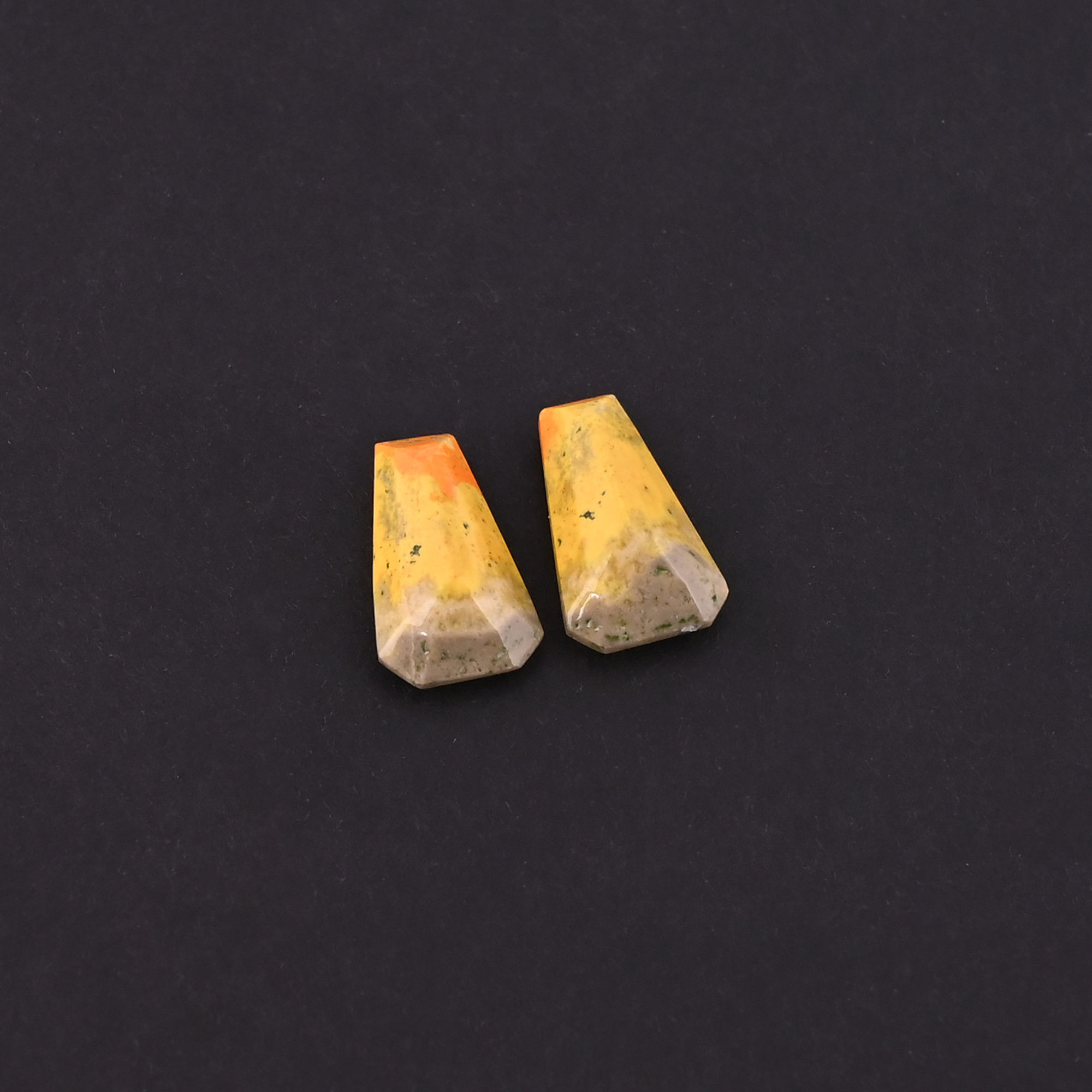 Wholesale Gemstone Lot Bumble Bee Jasper Coffin Stone Jewelry Making Stone For Earrings