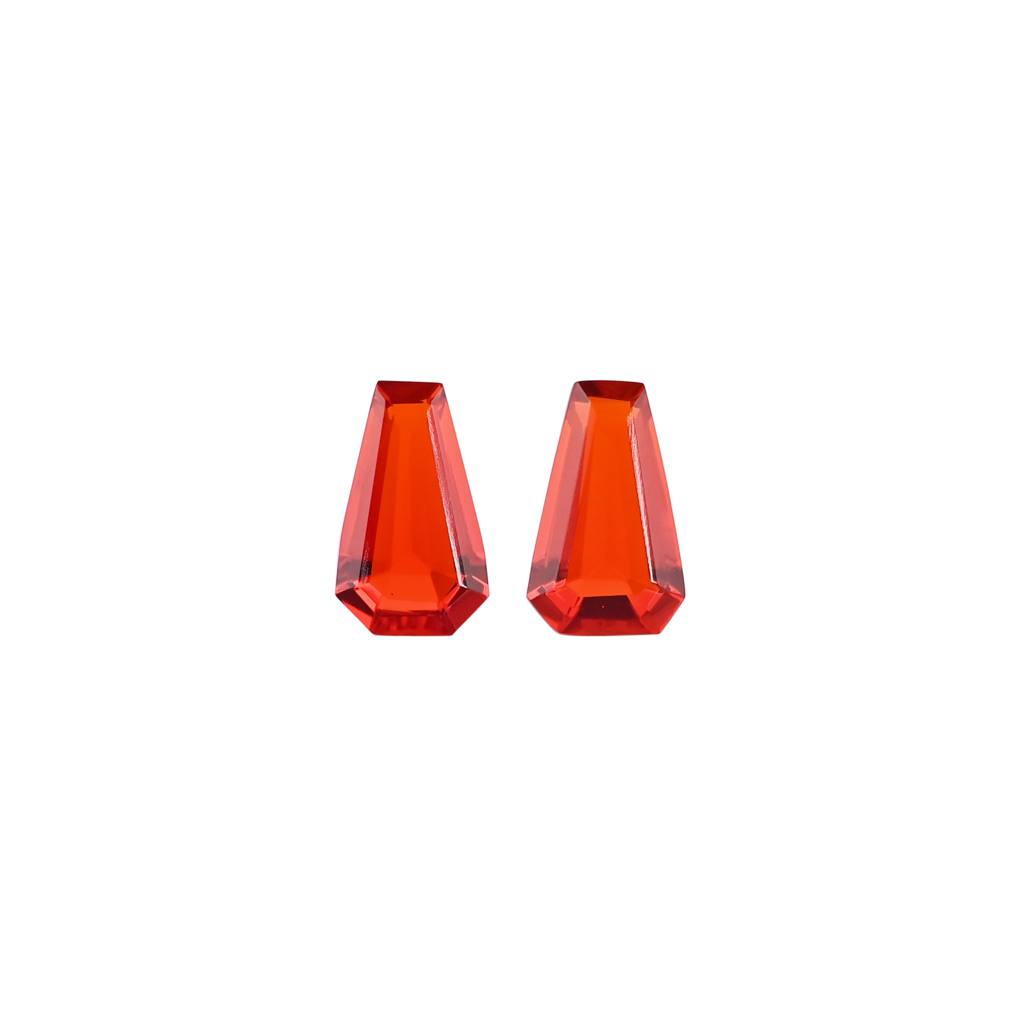 Wholesale Natural Mandarin Garnet Gemstone for Jewelry Making Rings Earrings Loose Coffin Stone