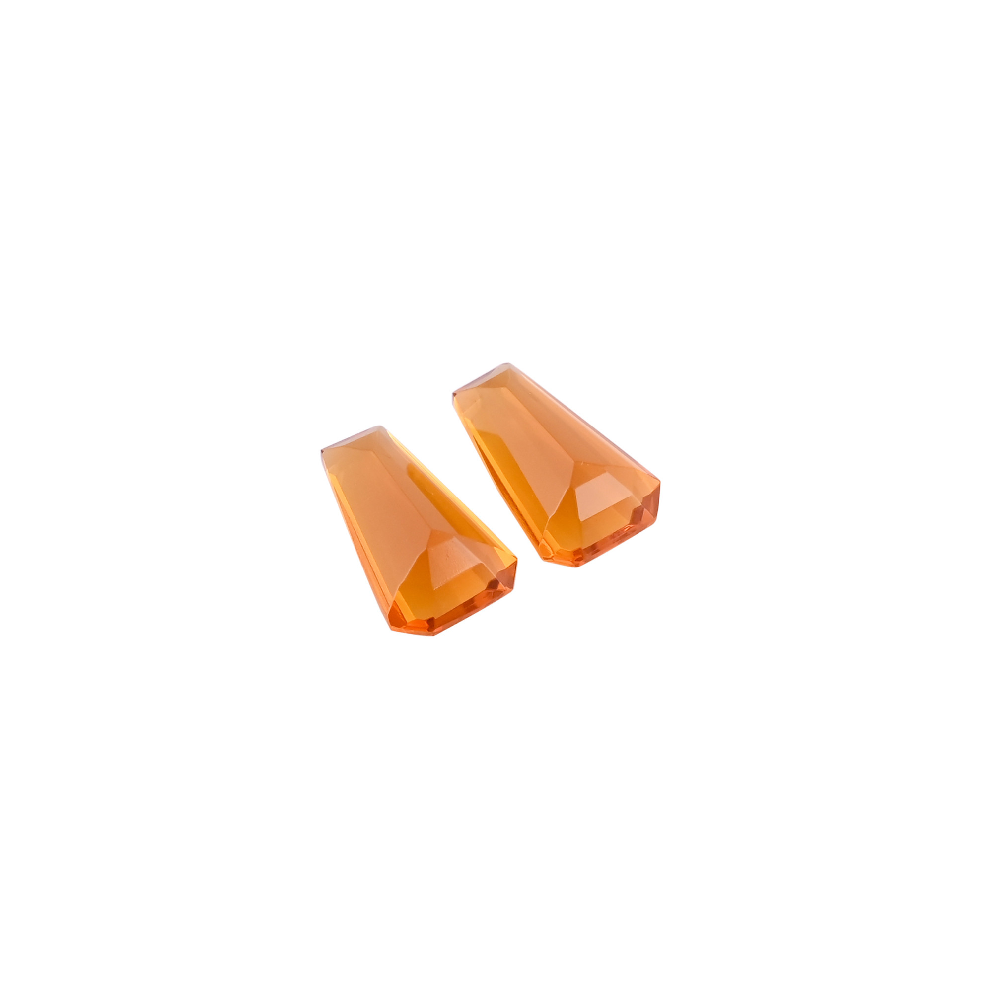 Citrine Gemstone Coffin Stone For Jewelry Making Earring Loose Gemstone Handcrafted Stones Wholesale Lot