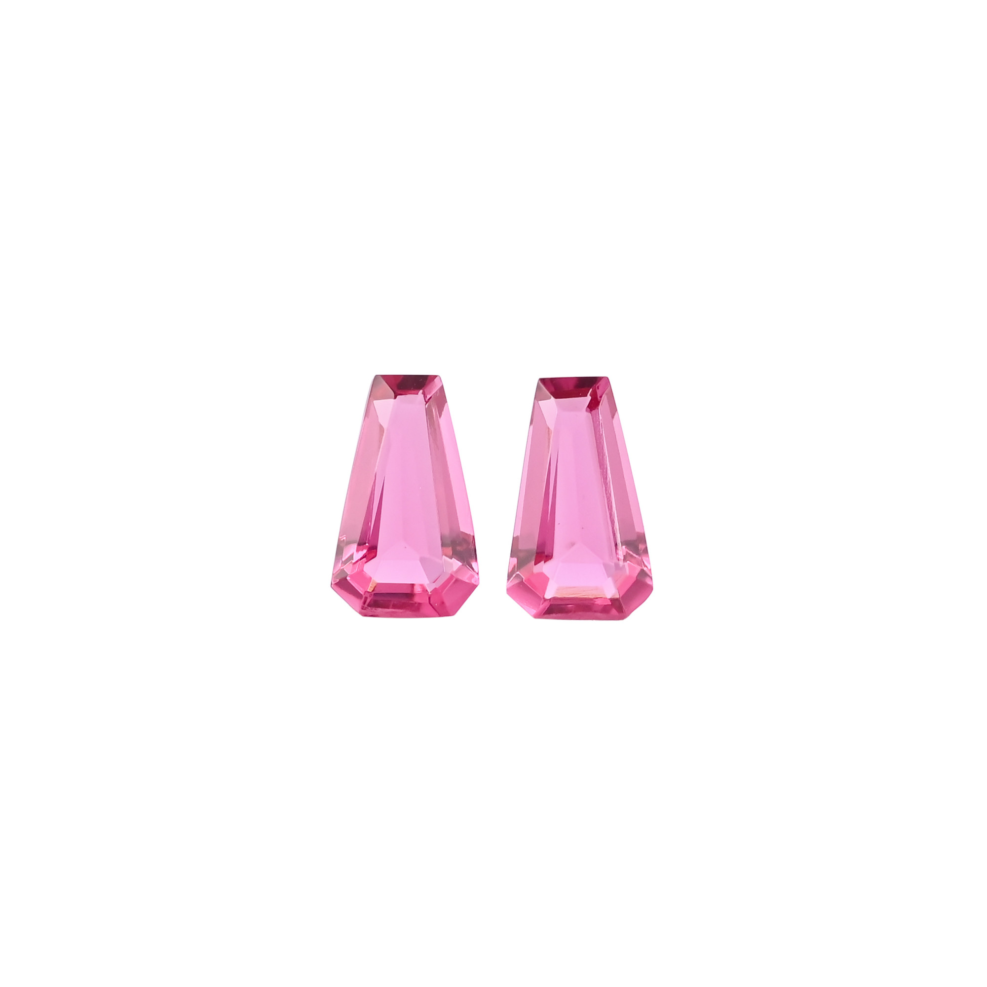 Wholesale Lot Pink Tourmaline Loose Gemstone Lot coffin Stone For Jewelry Making Ring Earring
