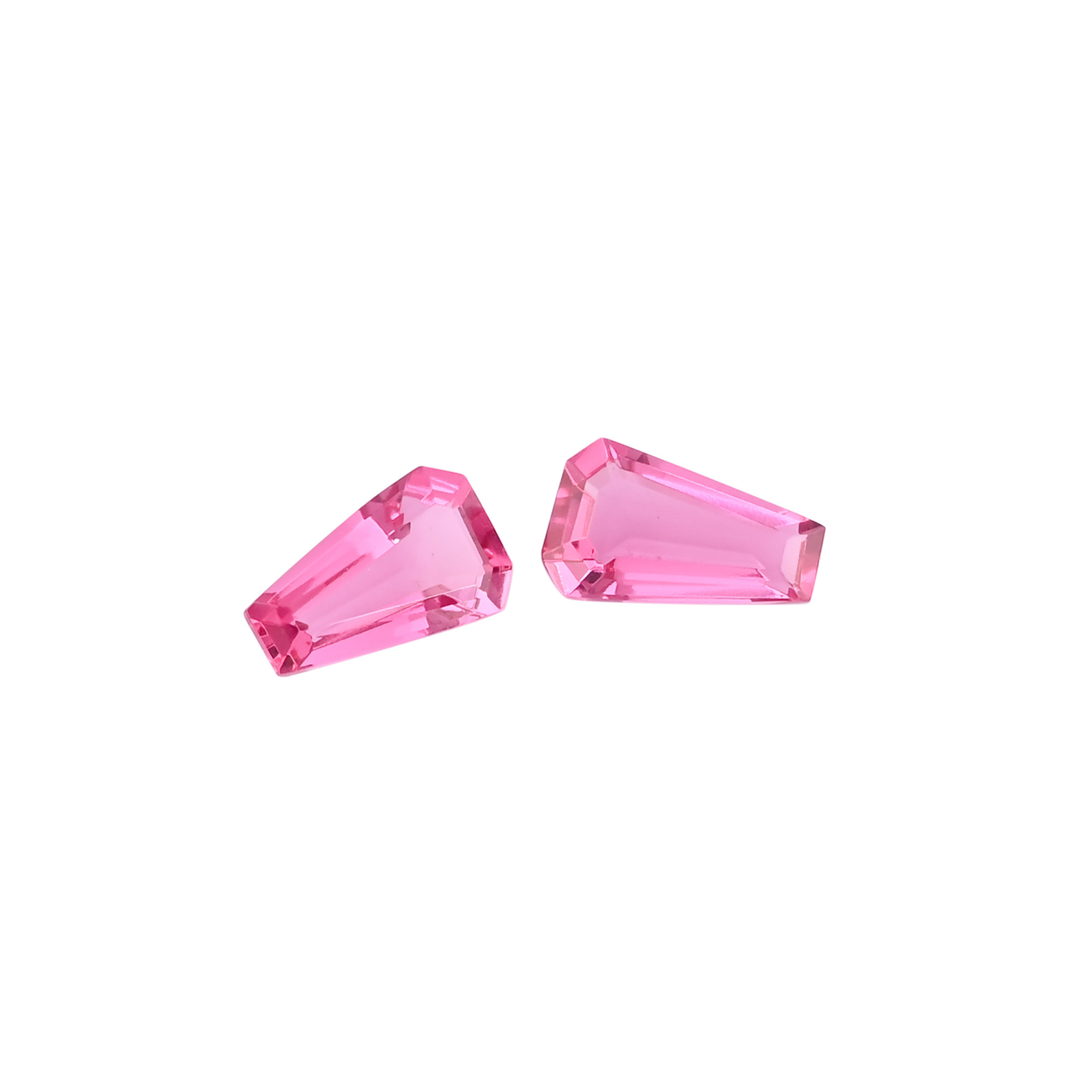 Wholesale Lot Pink Tourmaline Loose Gemstone Lot coffin Stone For Jewelry Making Ring Earring