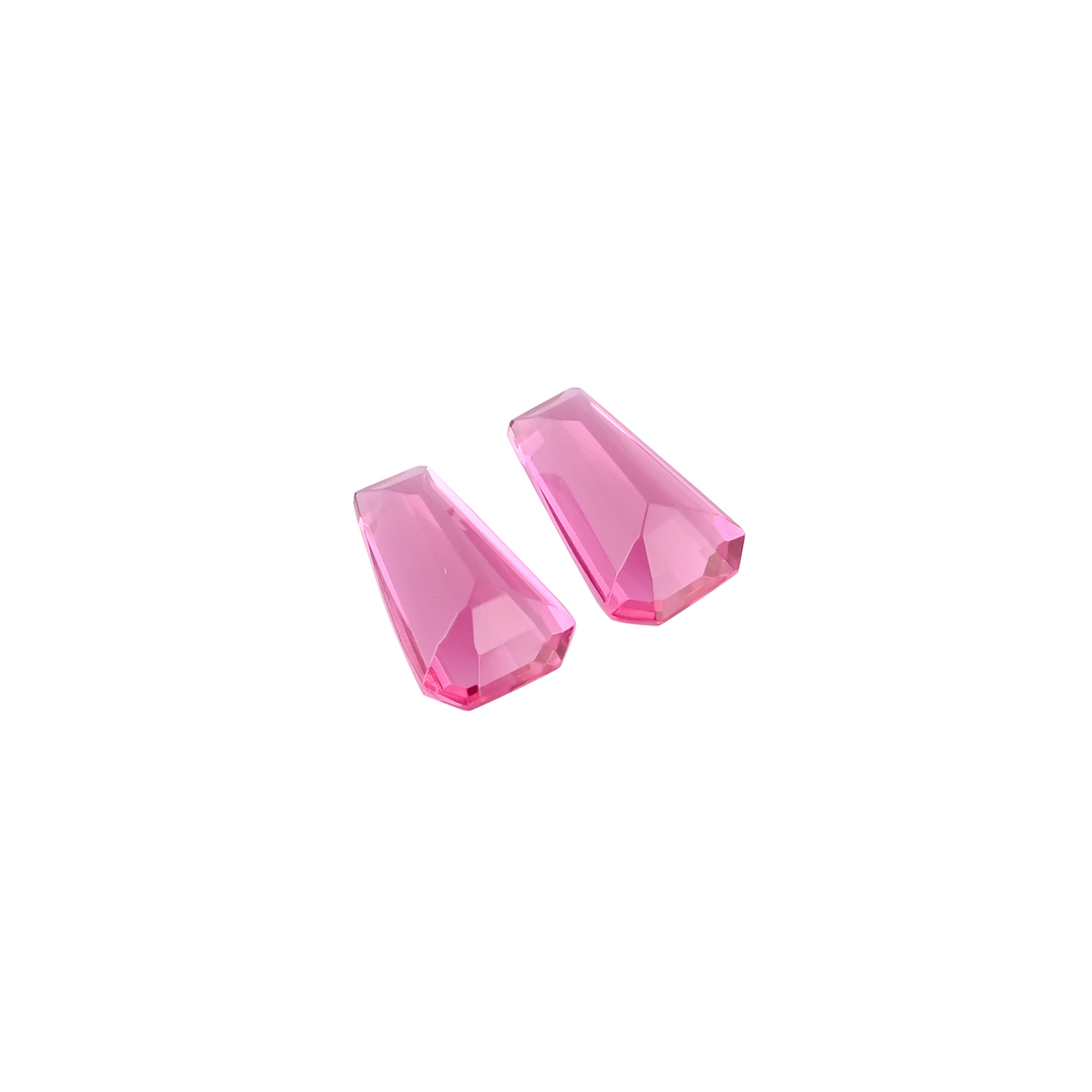 Wholesale Lot Pink Tourmaline Loose Gemstone Lot coffin Stone For Jewelry Making Ring Earring