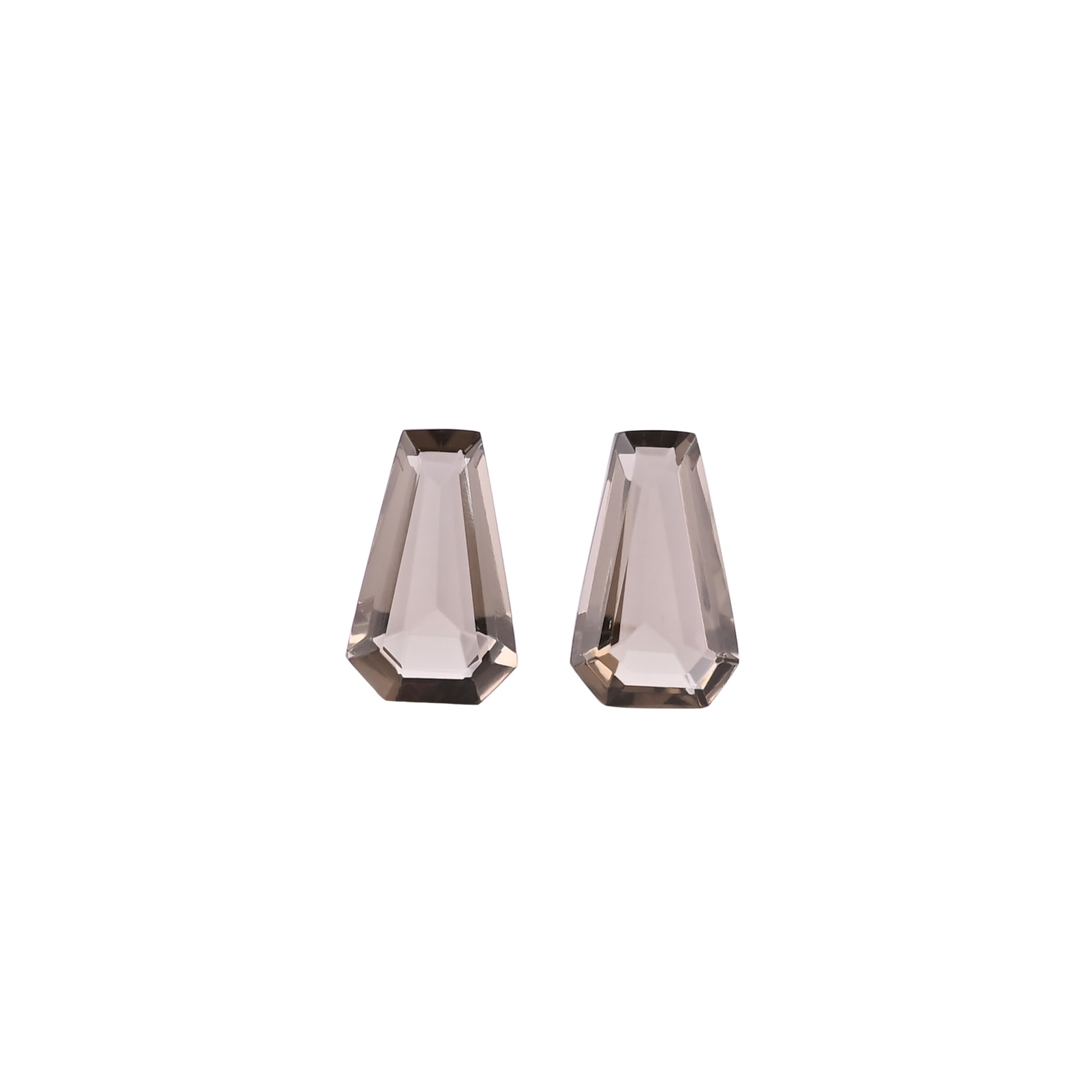 Wholesale Smoky Quartz Gemstone for Jewelry Making Rings Earrings Loose Coffin Stone