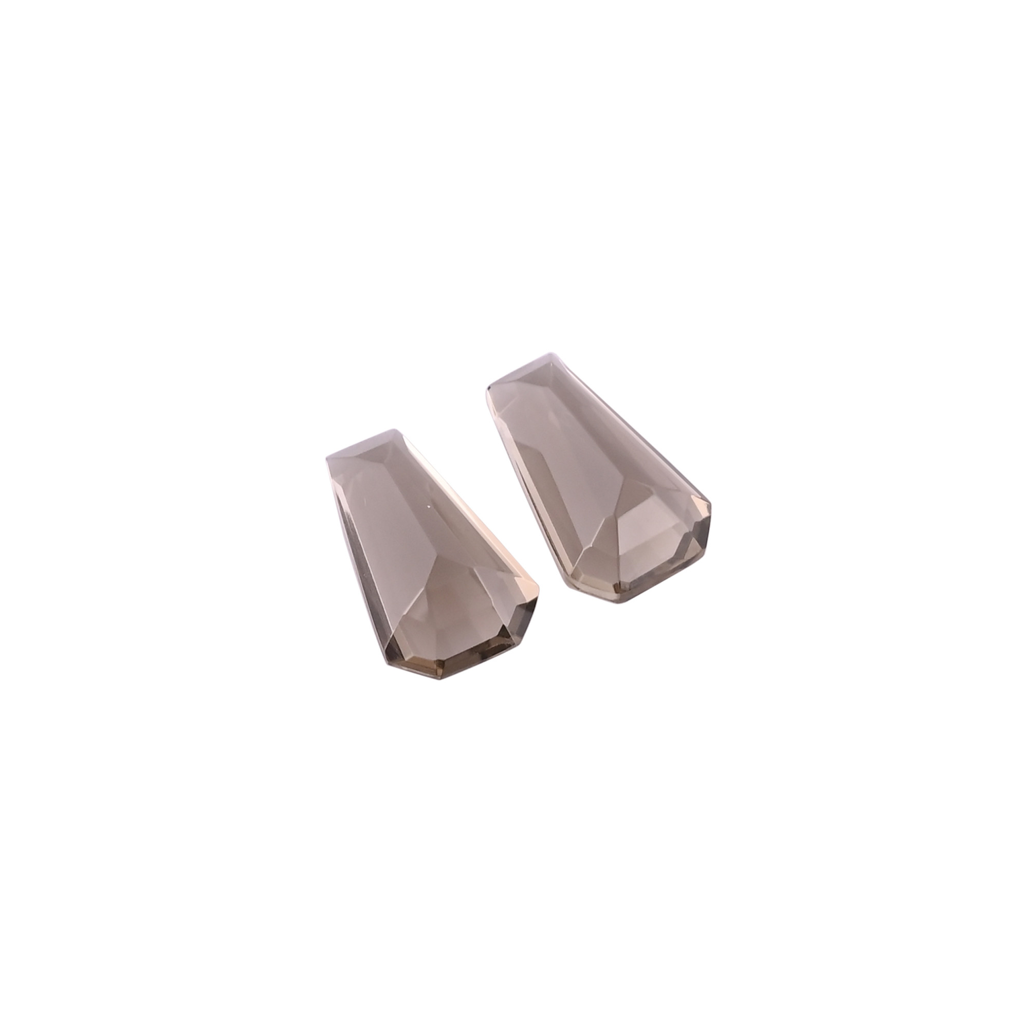 Wholesale Smoky Quartz Gemstone for Jewelry Making Rings Earrings Loose Coffin Stone