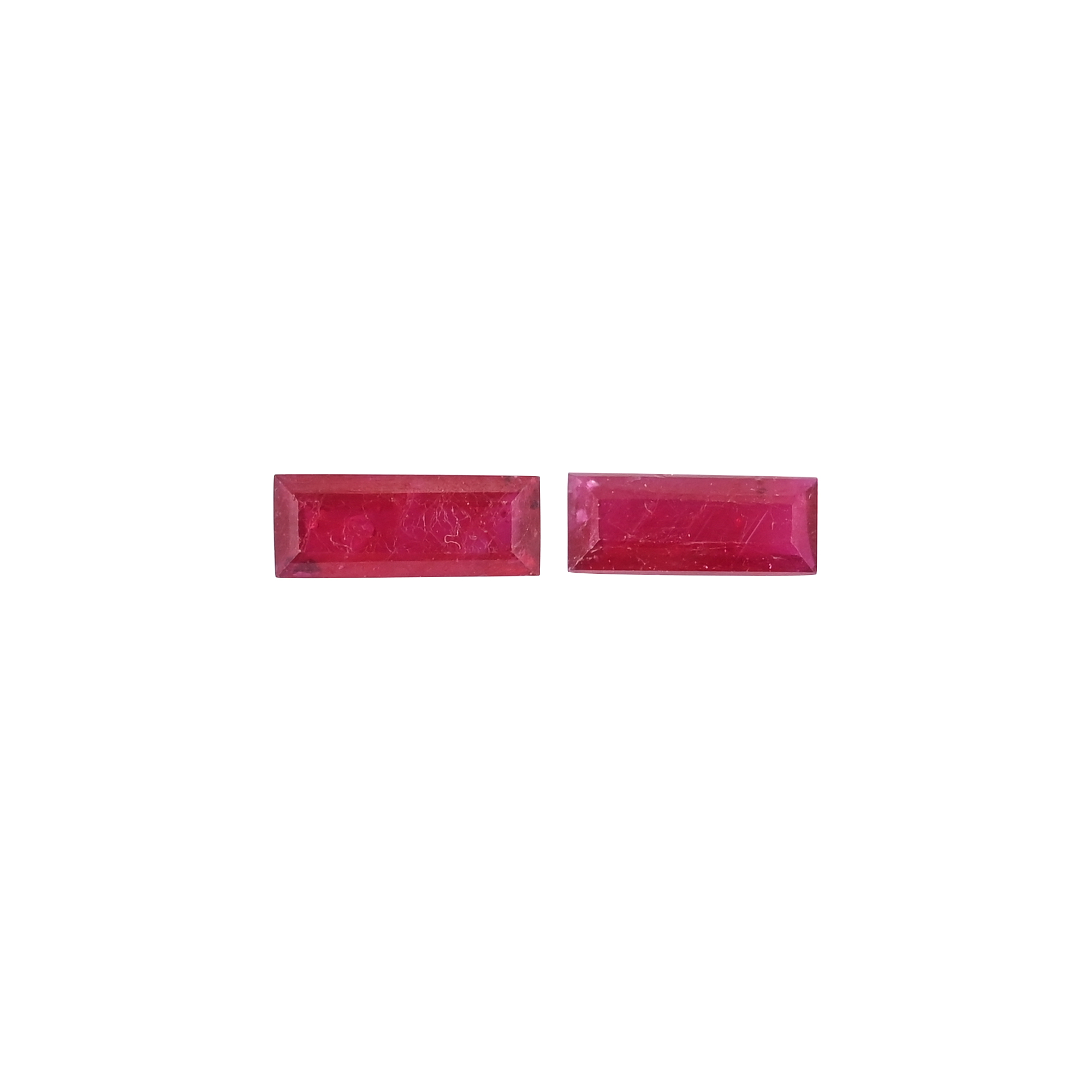 Natural Ruby Gemstone Rectangle Shape Loose Stone For Jewelry Making