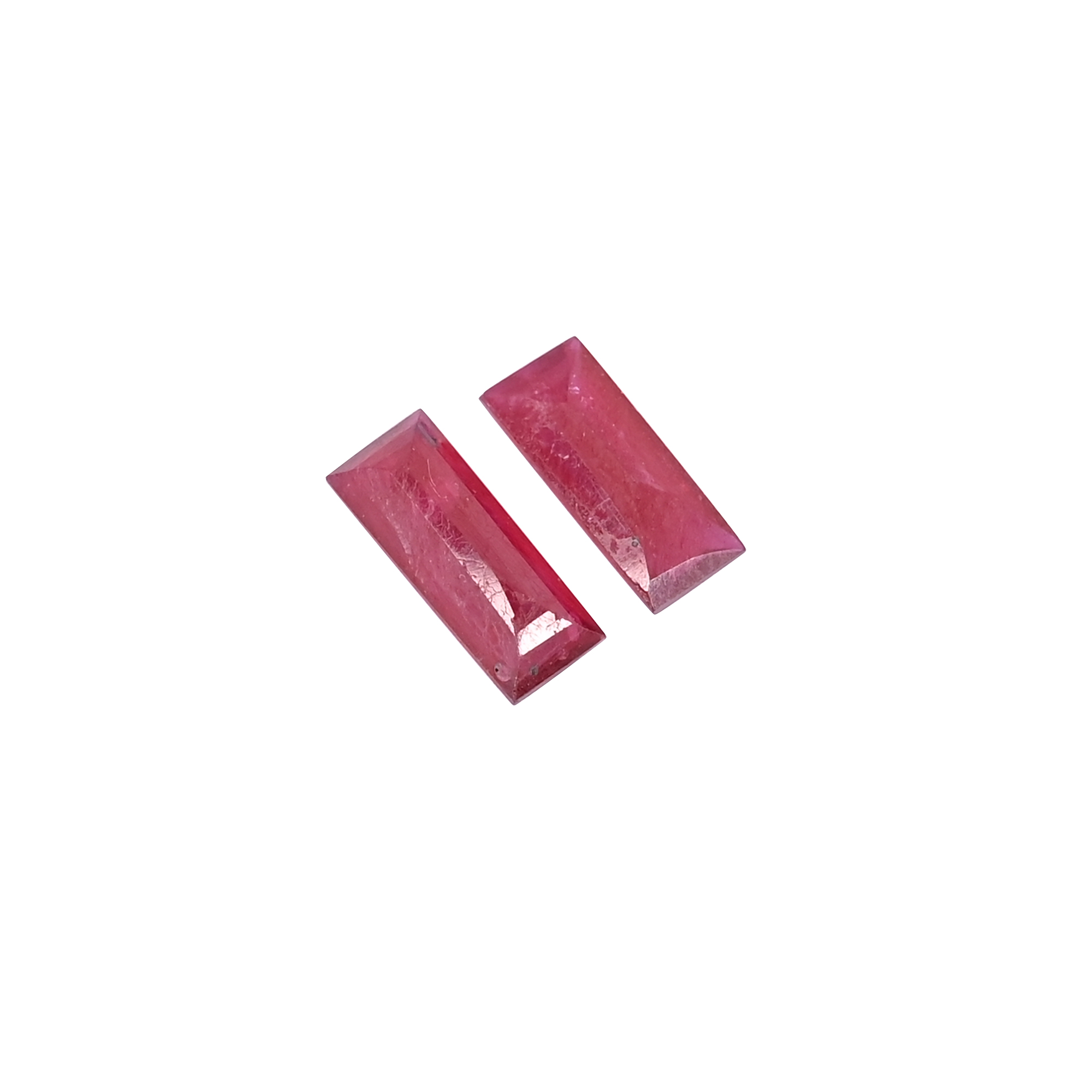 Natural Ruby Gemstone Rectangle Shape Loose Stone For Jewelry Making