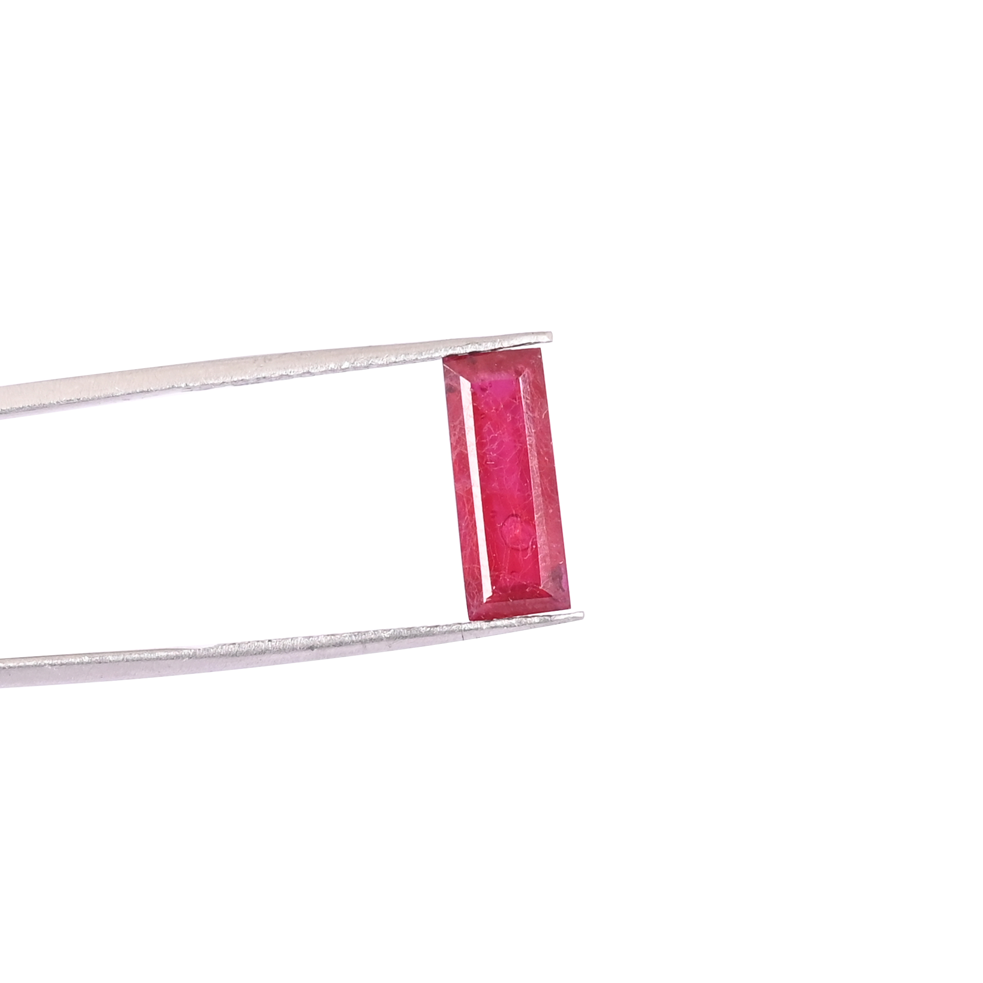 Natural Ruby Gemstone Rectangle Shape Loose Stone For Jewelry Making