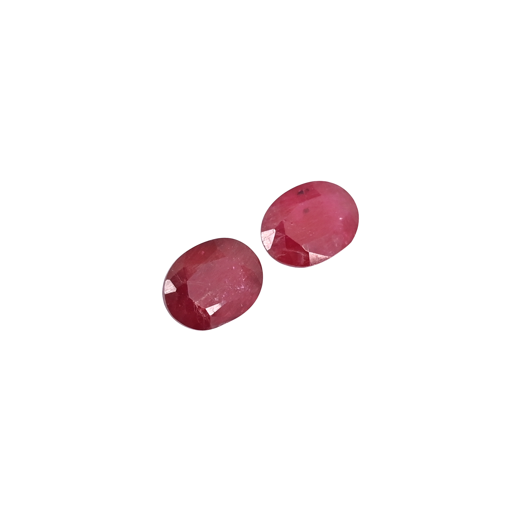 Natural Ruby Stone Oval Shape Loose Gemstone For Jewelry Making