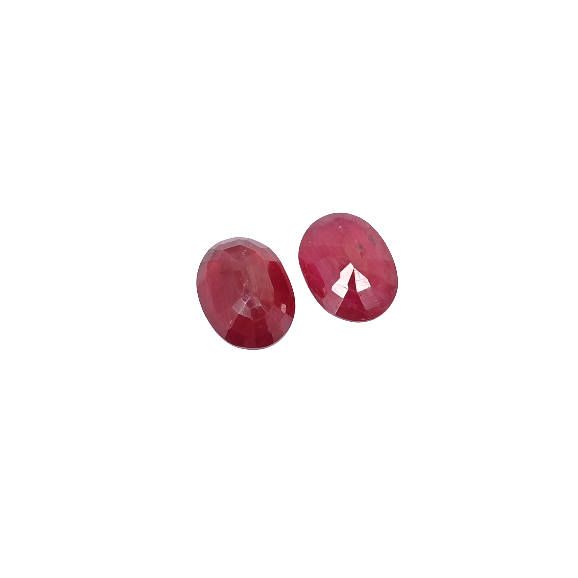 Natural Ruby Stone Oval Shape Loose Gemstone For Jewelry Making