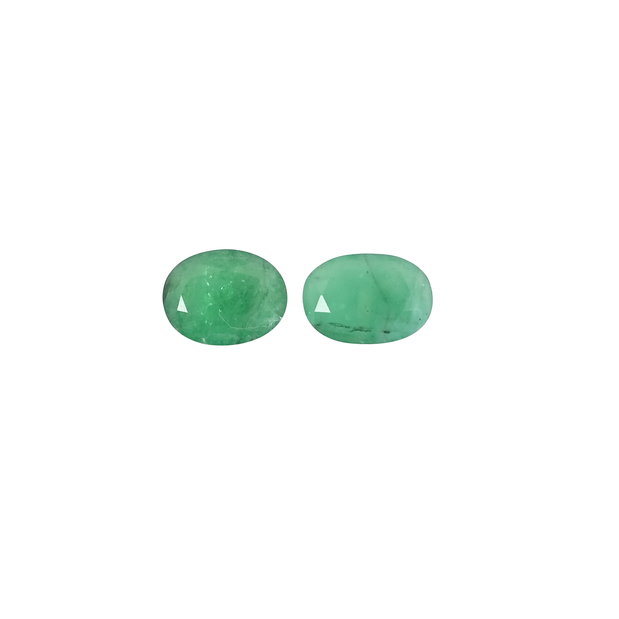 Natural Emerald Oval Cut 7x5mm 085 Carat Loose Gemstone for Jewelry Making