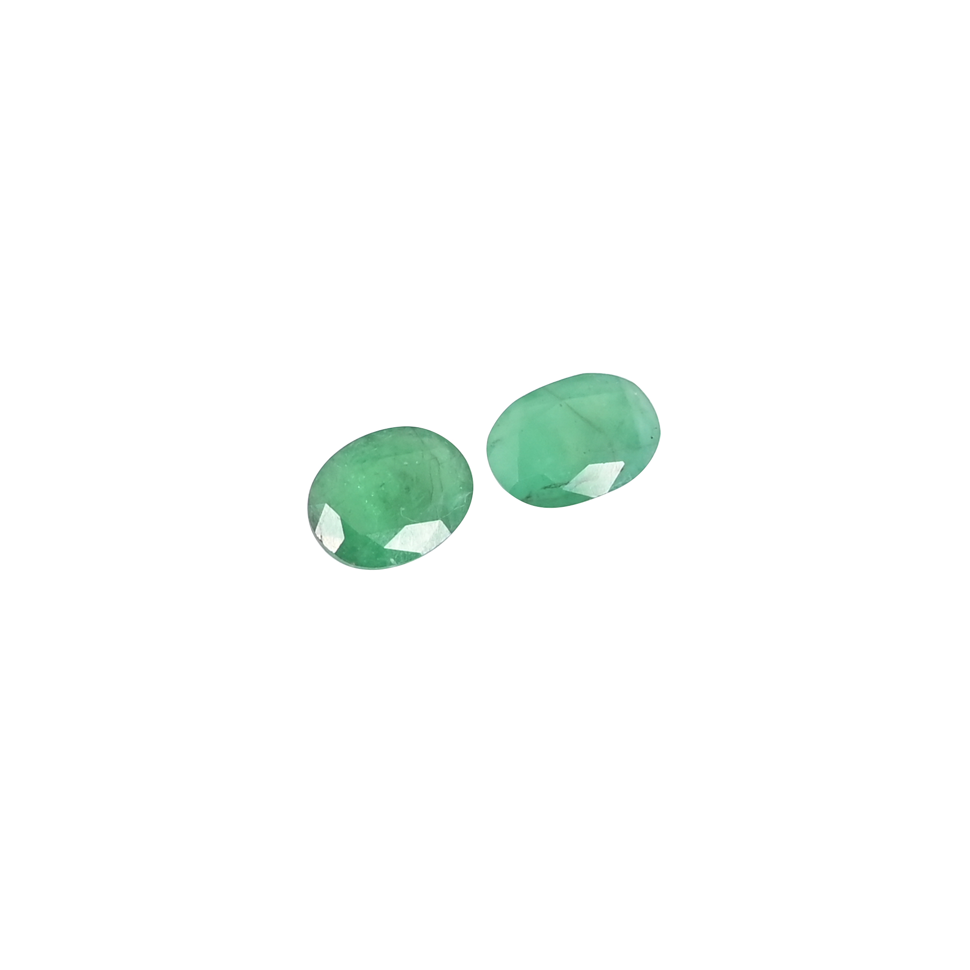 Natural Emerald Oval Cut 7x5mm 085 Carat Loose Gemstone for Jewelry Making