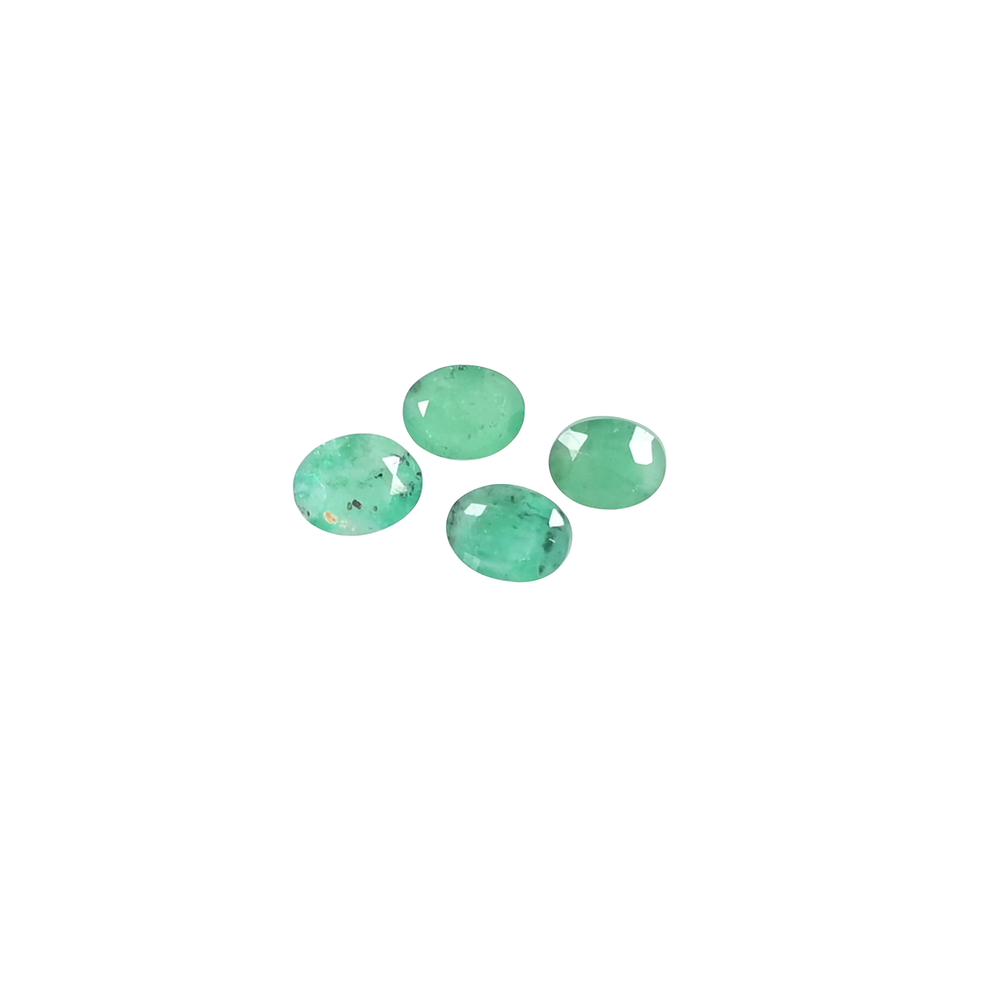 Premium Quality Natural Emerald Oval Cut 5x3mm 020 Carat Loose Gemstone for Jewelry Making