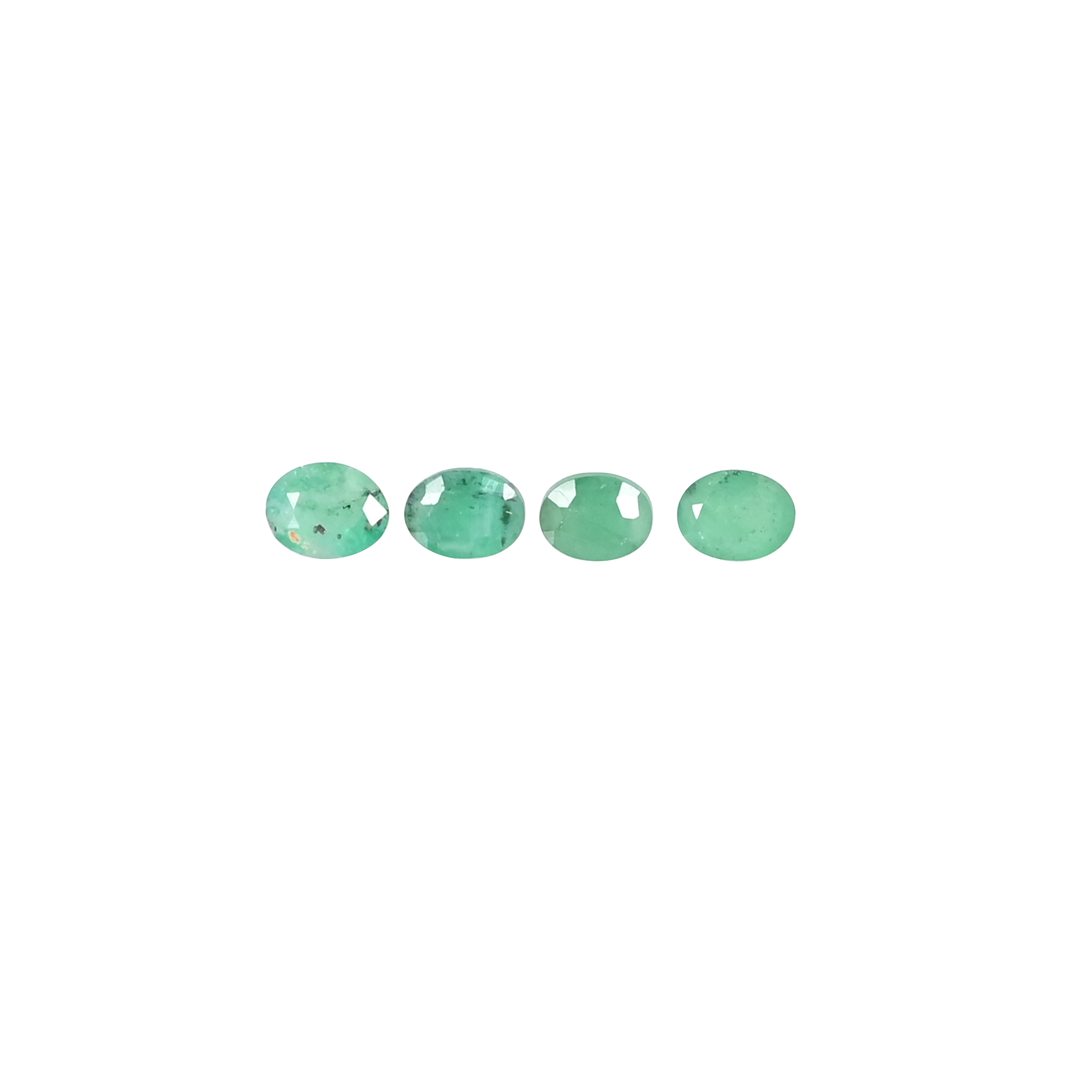Premium Quality Natural Emerald Oval Cut 5x3mm 020 Carat Loose Gemstone for Jewelry Making