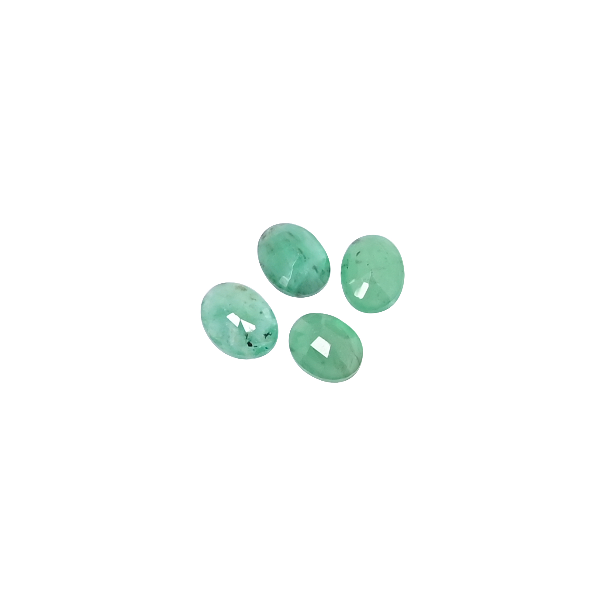 Premium Quality Natural Emerald Oval Cut 5x3mm 020 Carat Loose Gemstone for Jewelry Making