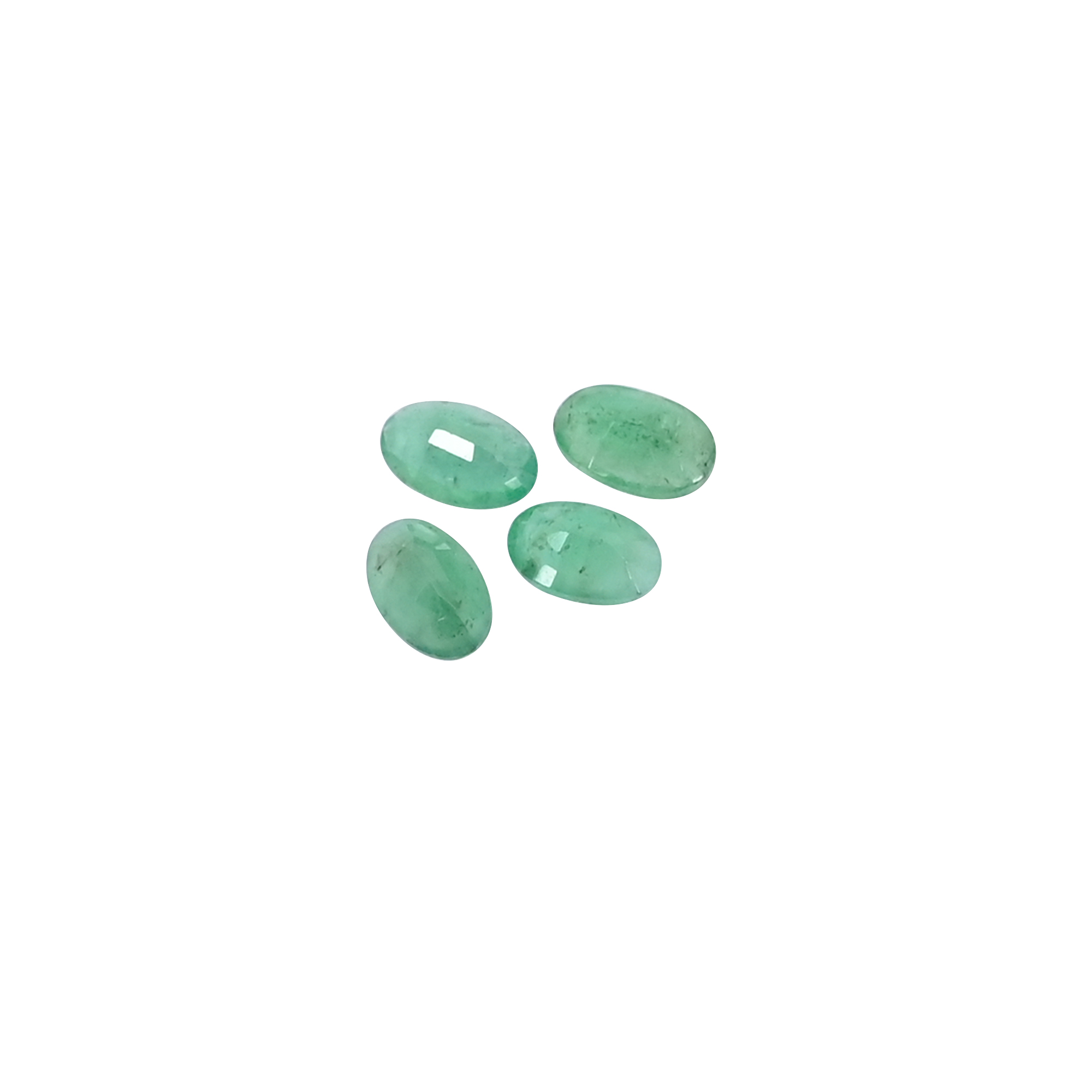 Premium Natural Emerald 4x3mm 025 Carat Oval Loose Gemstone for Jewelry Making by Ishu Gems