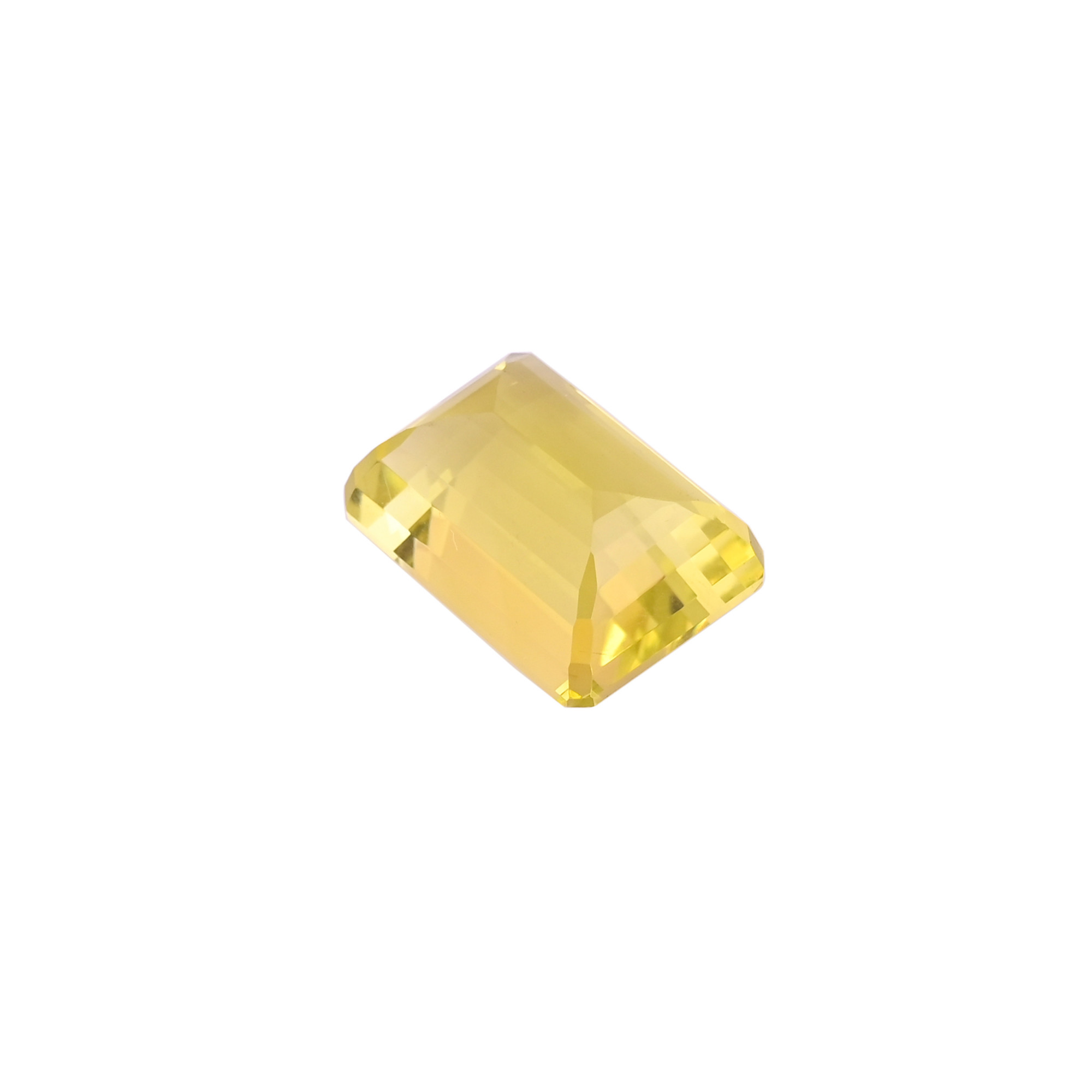Natural Lemon Quartz 20X15MM Normal Octagon Cut 2675Cts 1Piece Gemstone for Making Jewelry