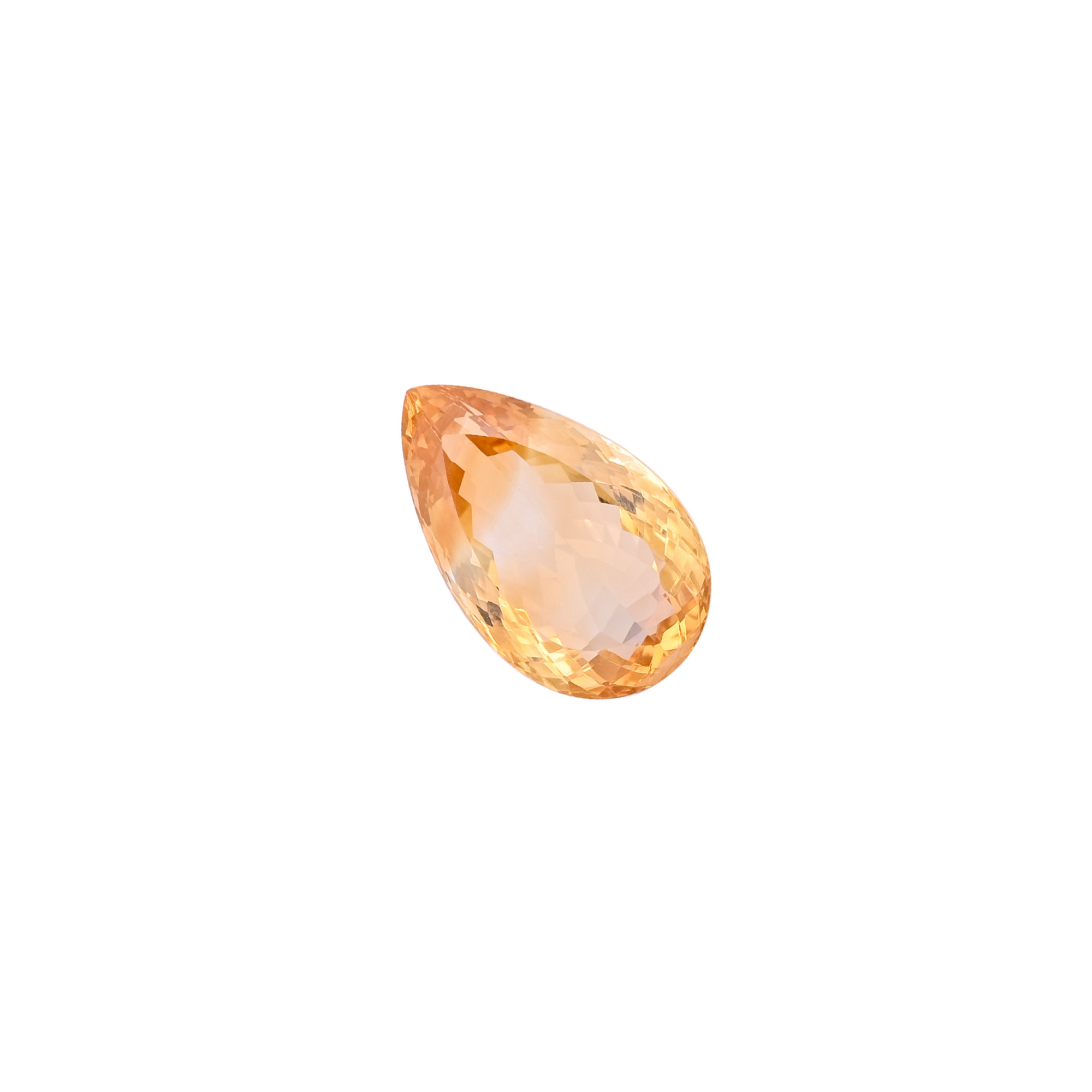 Natural Citrine 30X18MM Pear Normal Cut 41Cts 1 Piece Gemstone For Making Jewelry