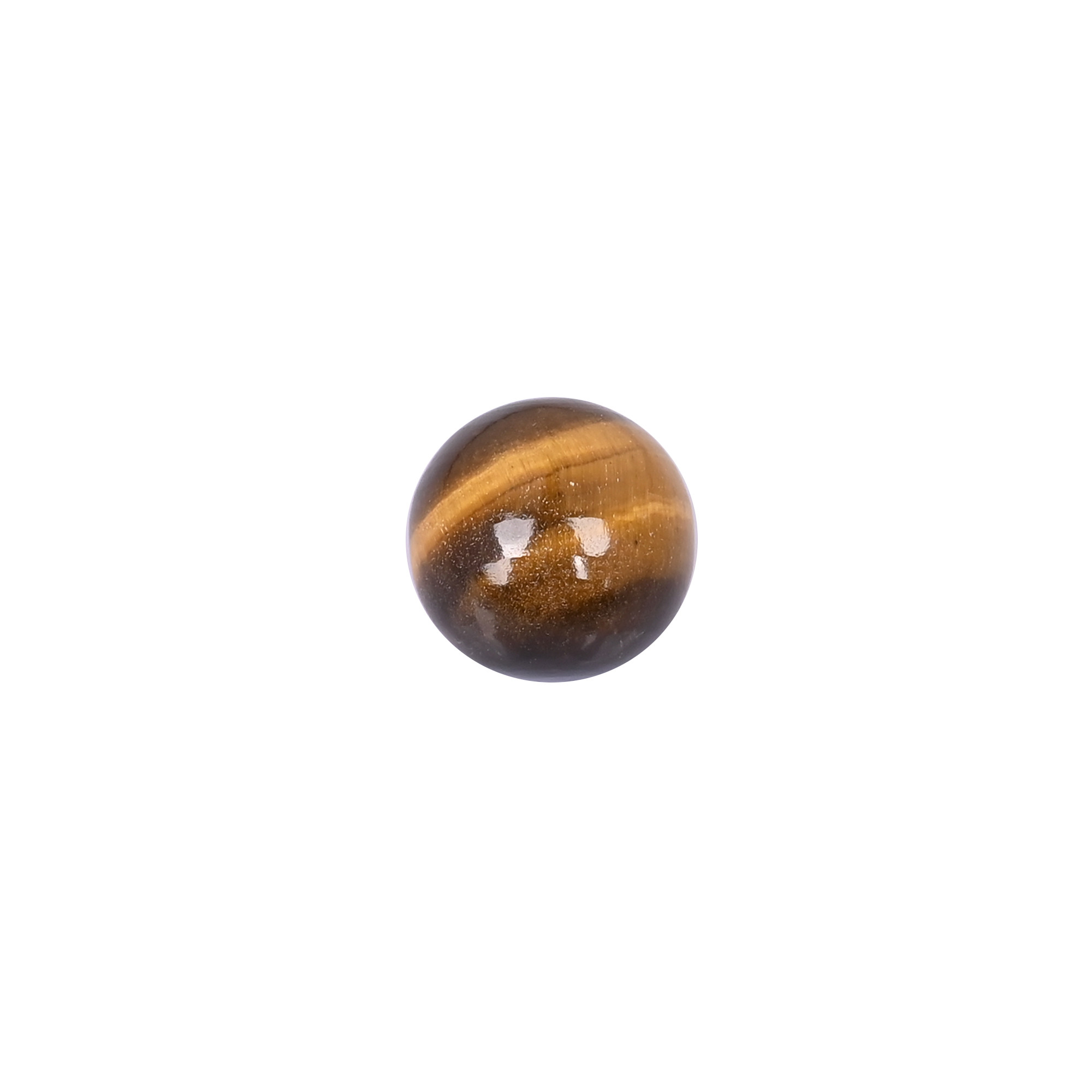 Wholesale High Quality Natural Tiger Eye 14x14mm 196 cts Round Ball Crystal Healing Stones Ball for Decoration Beads Gemstone