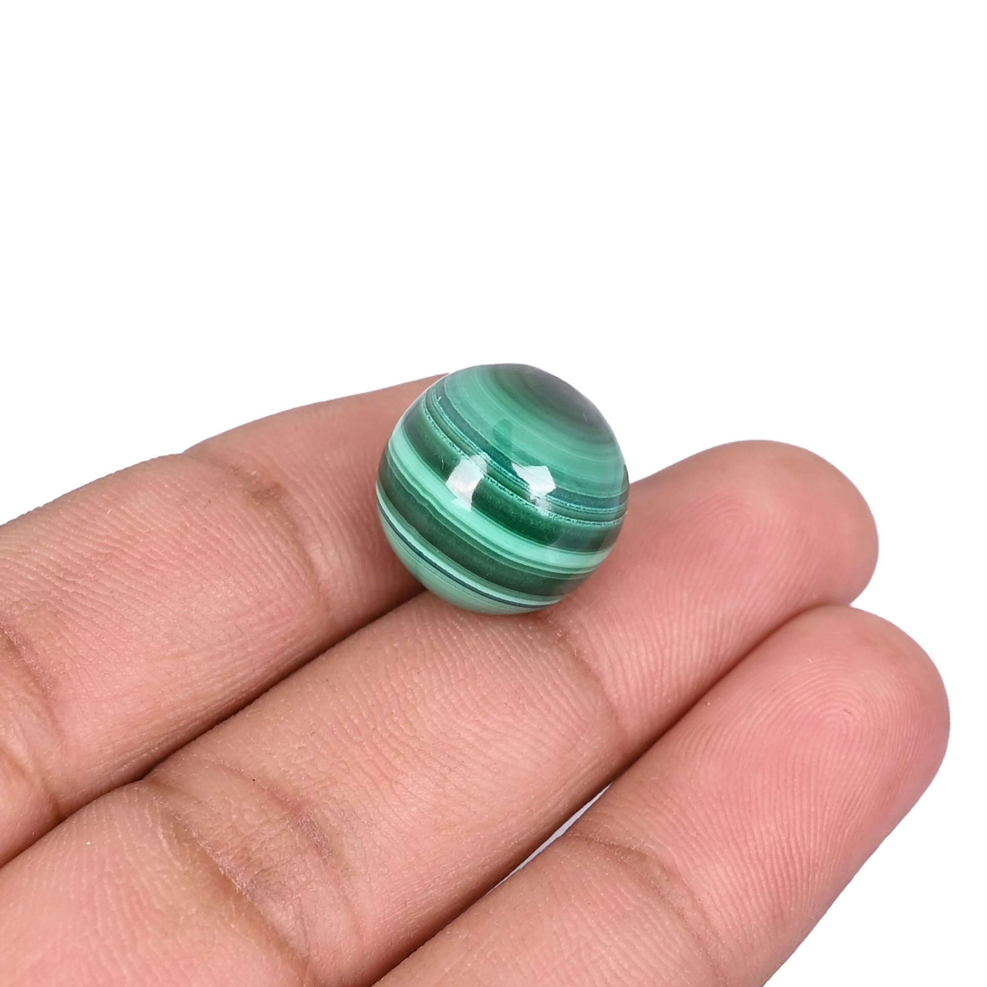 15mm Natural Crystal Malachite Gemstone Balls Green Beads for Jewelry Making Findings and Decorations No Hole round Shape
