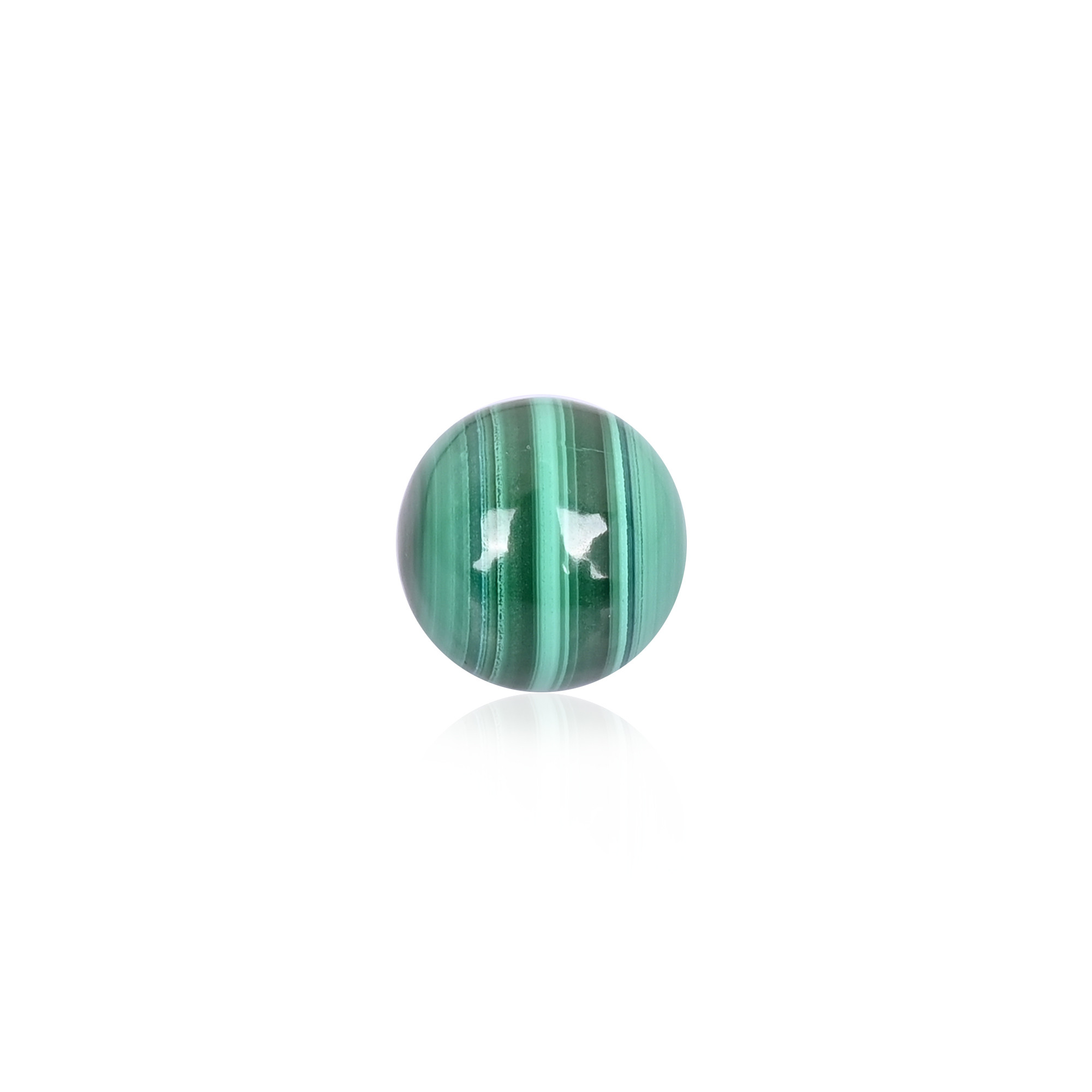 15mm Natural Crystal Malachite Gemstone Balls Green Beads for Jewelry Making Findings and Decorations No Hole round Shape