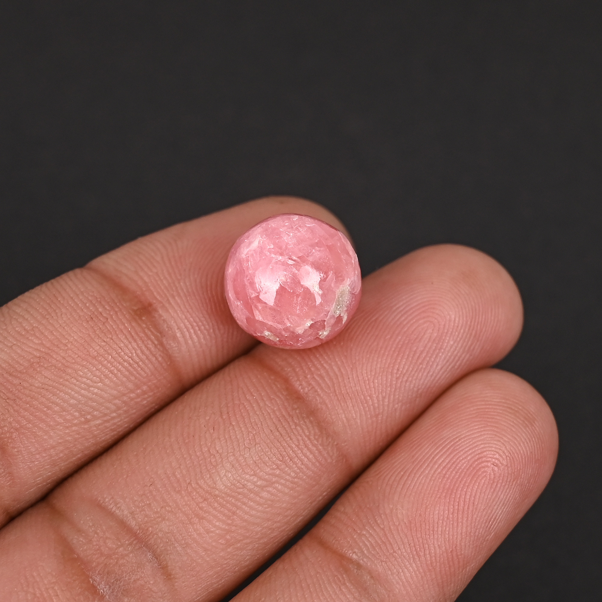 Wholesale Natural Healing Crystals Ball 13mm Beads 21cts Mini Rhodochrosite Spheres for Home Decoration Jewelry Making