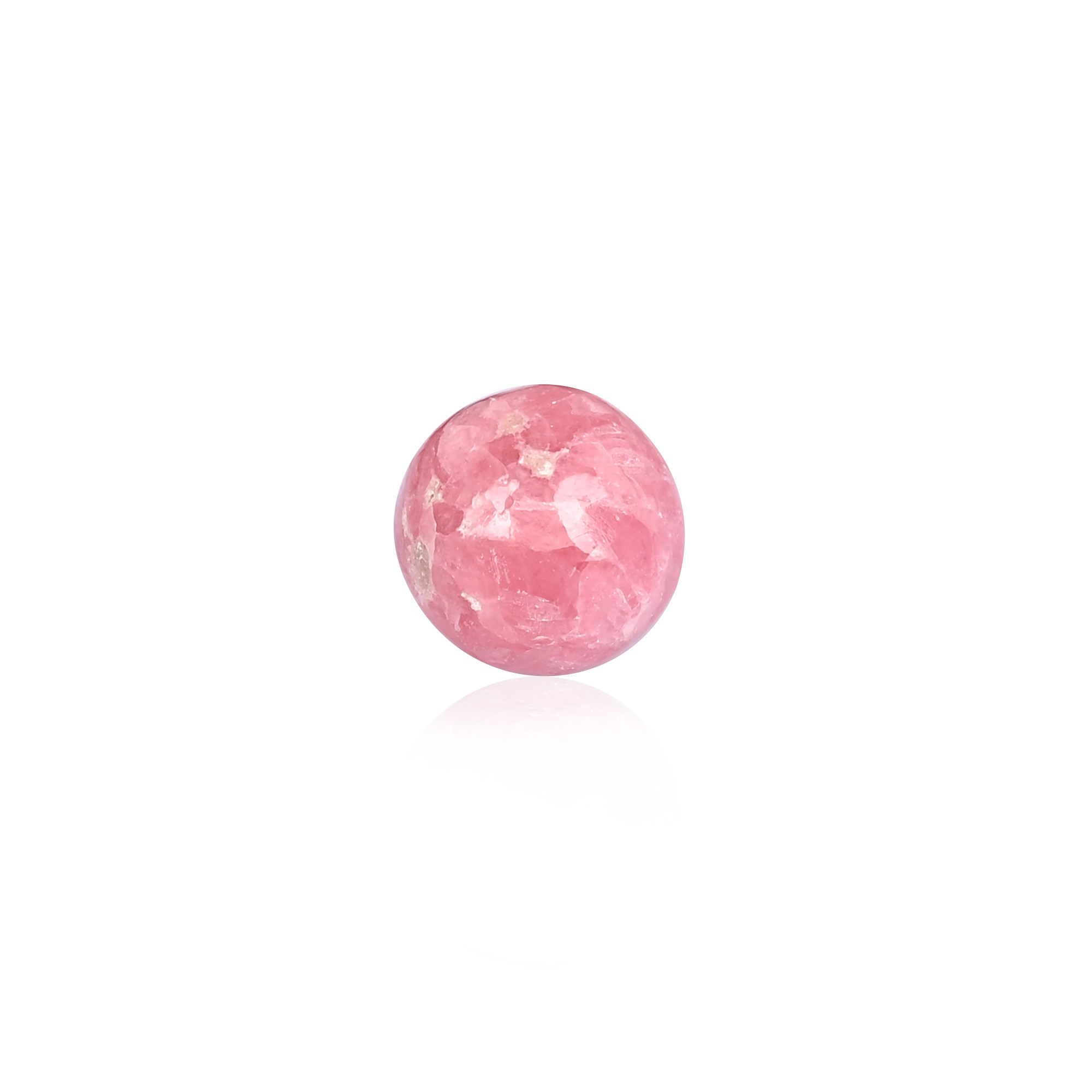 Wholesale Natural Healing Crystals Ball 13mm Beads 21cts Mini Rhodochrosite Spheres for Home Decoration Jewelry Making