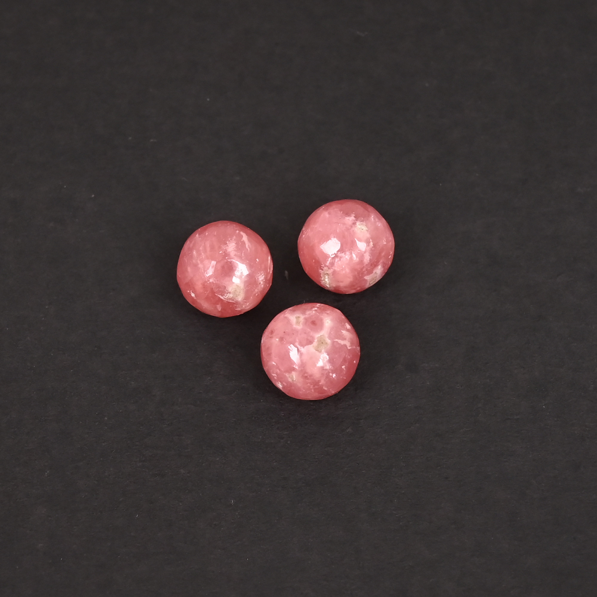 Spiritual Gemstone Crystal Healing Loose Stone Ball 10mm Beads Handcrafted Rhodochrosite Mini Sphere For Collection