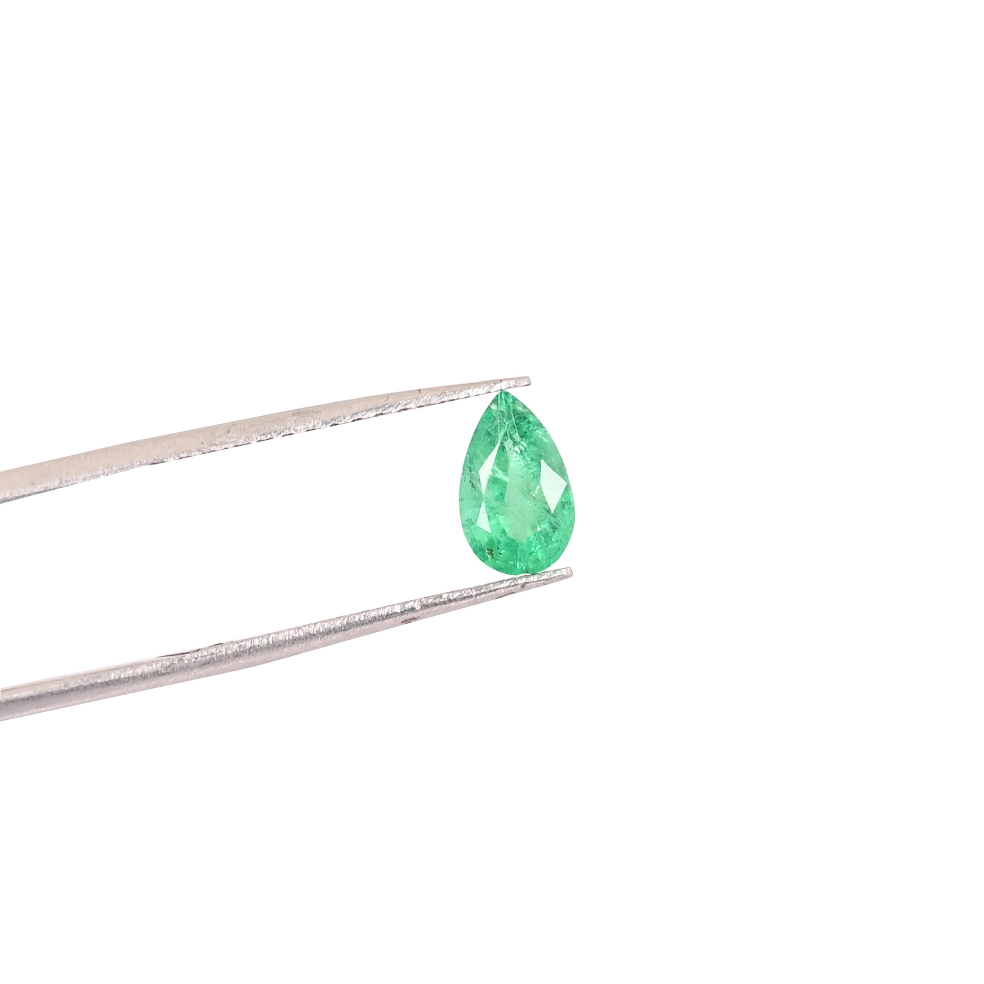 4 Pc Natural Zambia Emerald 6x4mm to 9x5mm Loose Gemstone 510 cts Mix Shape Lot Oval Pear Emerald Stone For Jewelry Making