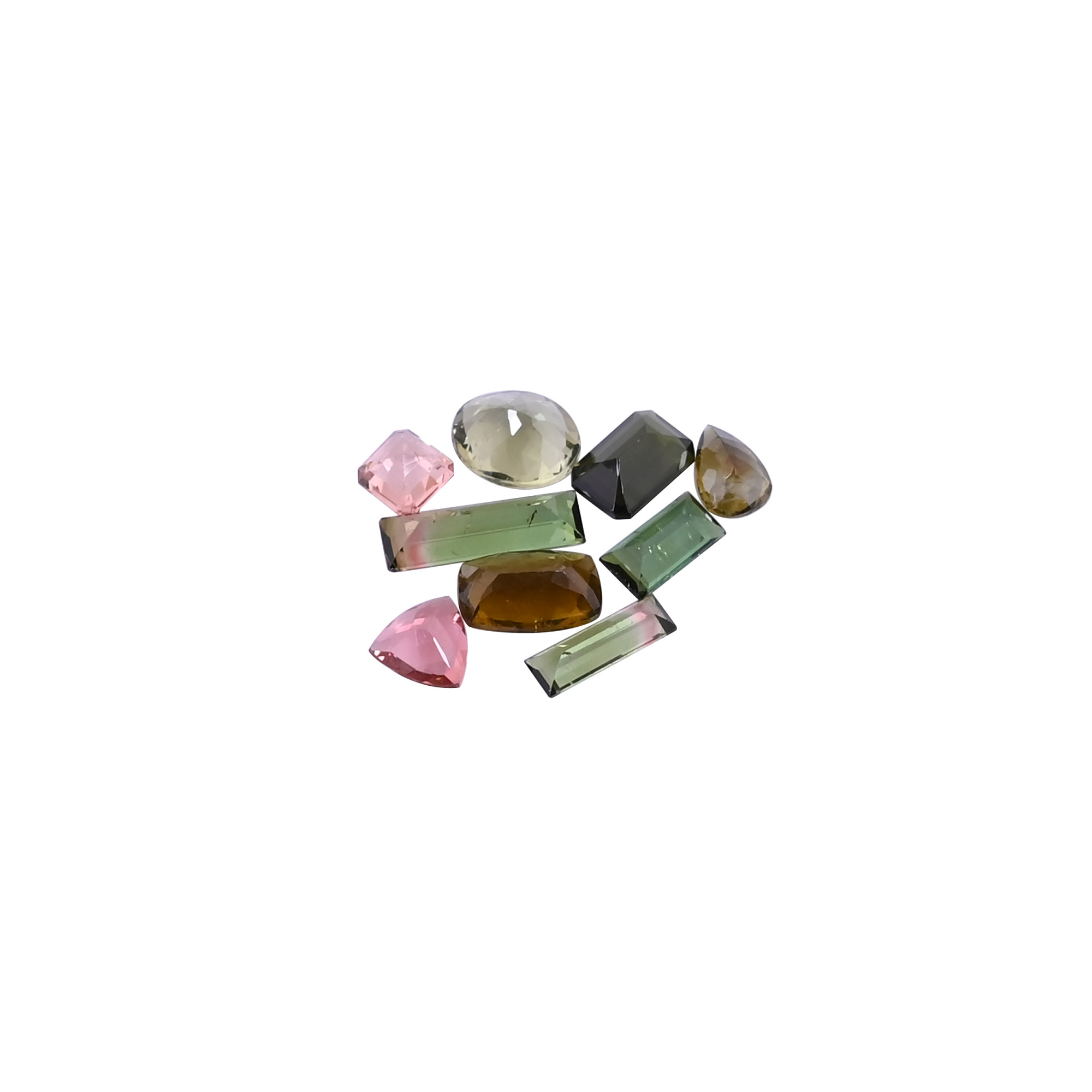 1000cts Natural Multi Tourmaline Lot 5x5mm to 13x4mm Loose Gemstone Mix Shape Lot For Jewelry Making Stone