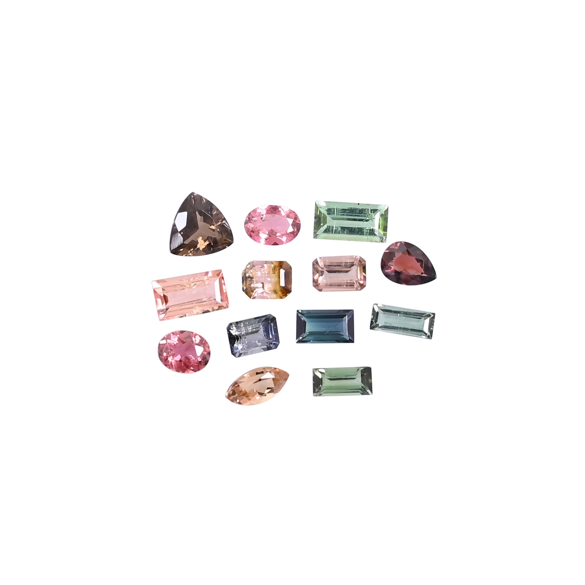 1000cts Natural Multi Tourmaline Lot 6x4mm to 9x5mm Loose Gemstone Mix Shape Lot For Jewelry Making Stone