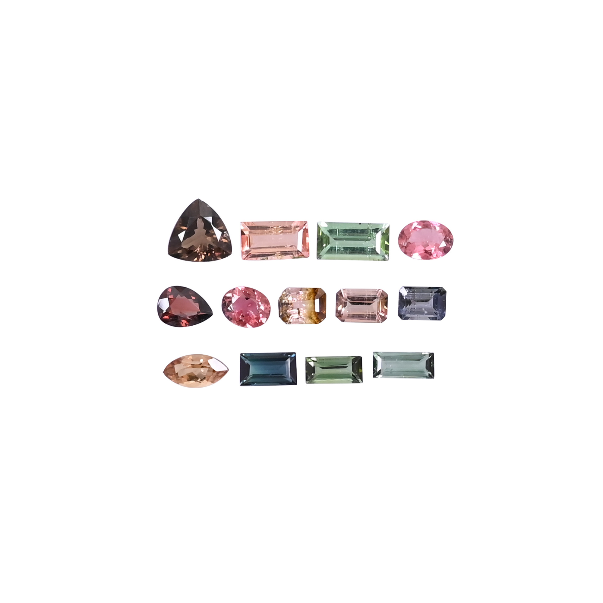 1000cts Natural Multi Tourmaline Lot 6x4mm to 9x5mm Loose Gemstone Mix Shape Lot For Jewelry Making Stone