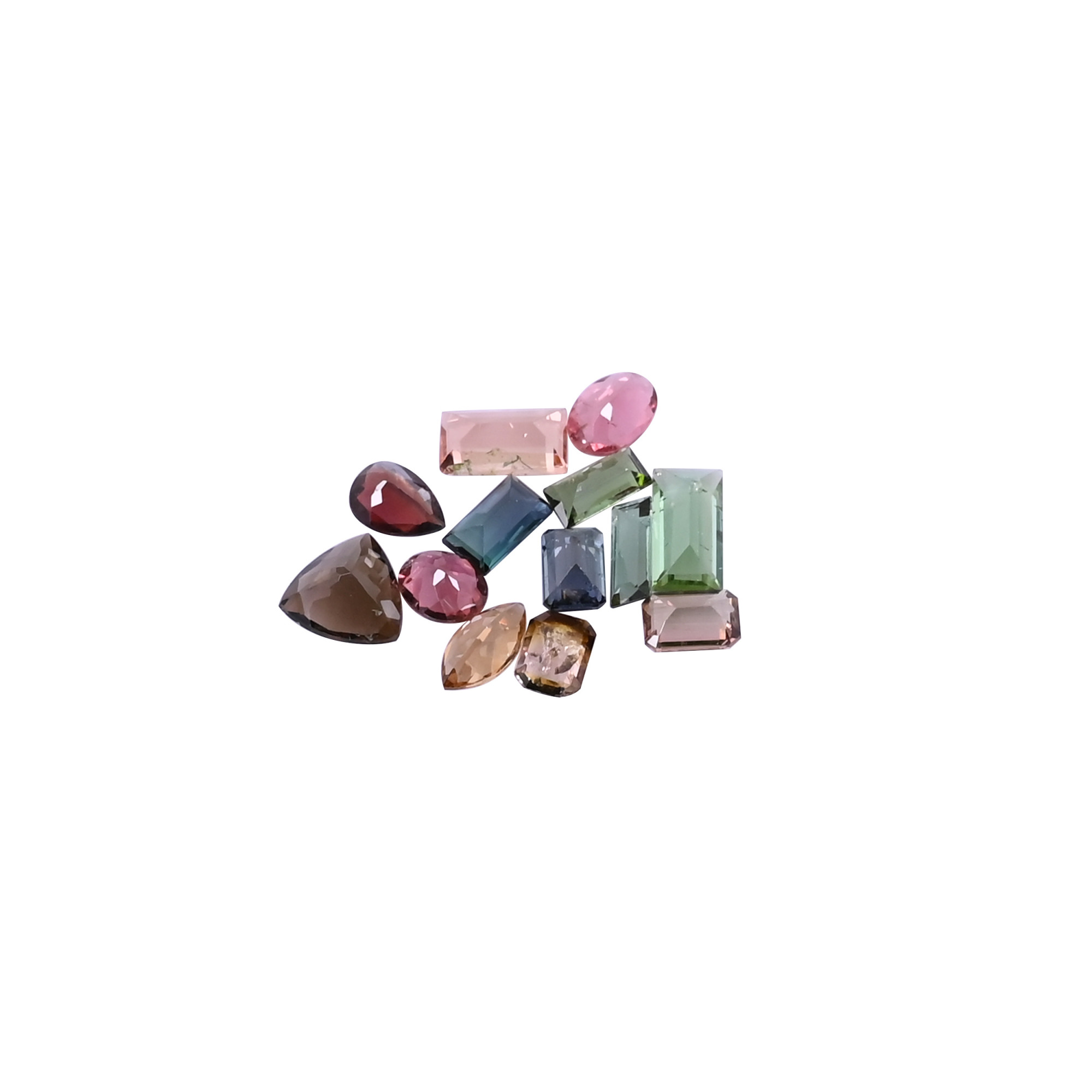 1000cts Natural Multi Tourmaline Lot 6x4mm to 9x5mm Loose Gemstone Mix Shape Lot For Jewelry Making Stone