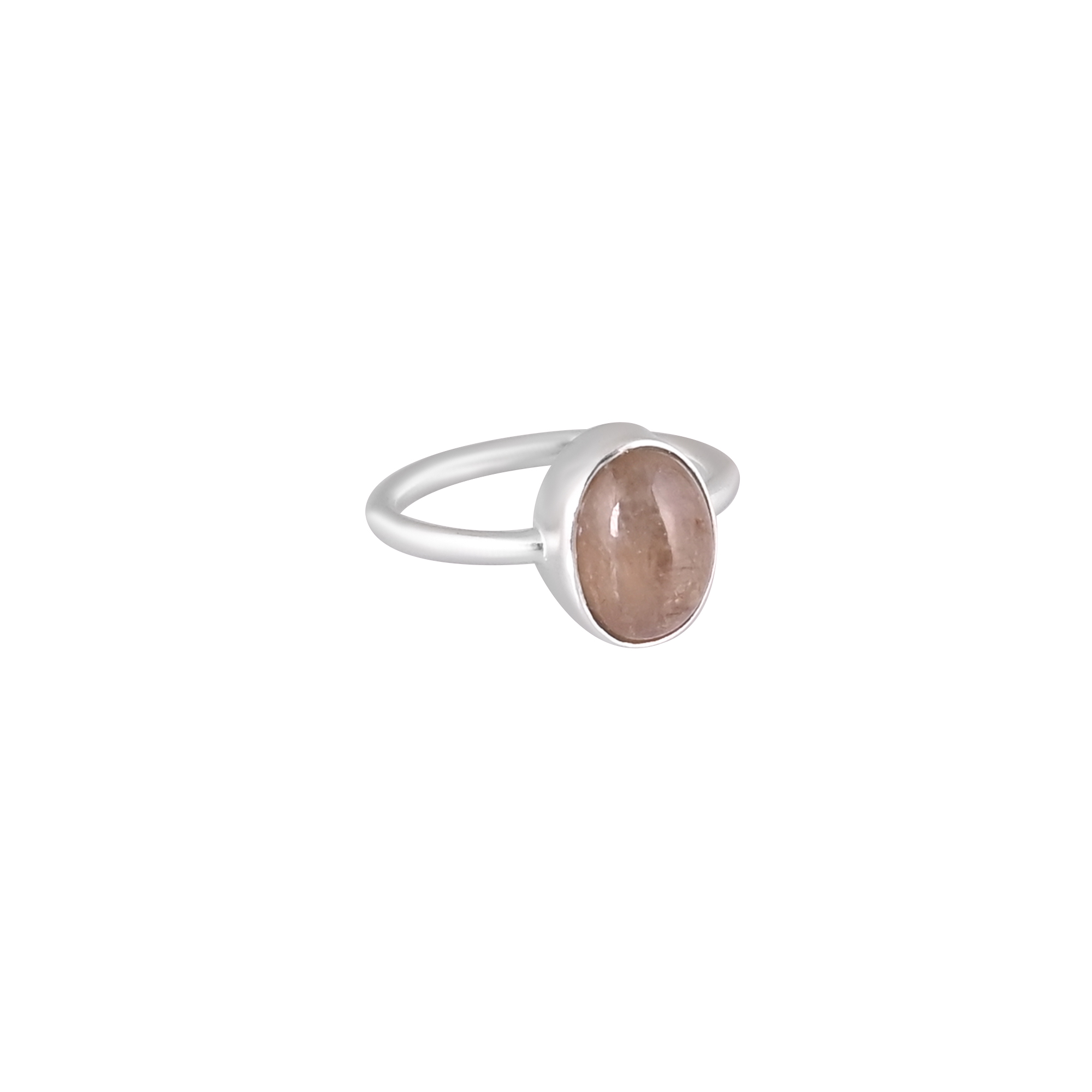 Natural Cats Eye Gemstone Ring  925 Sterling Silver Ring