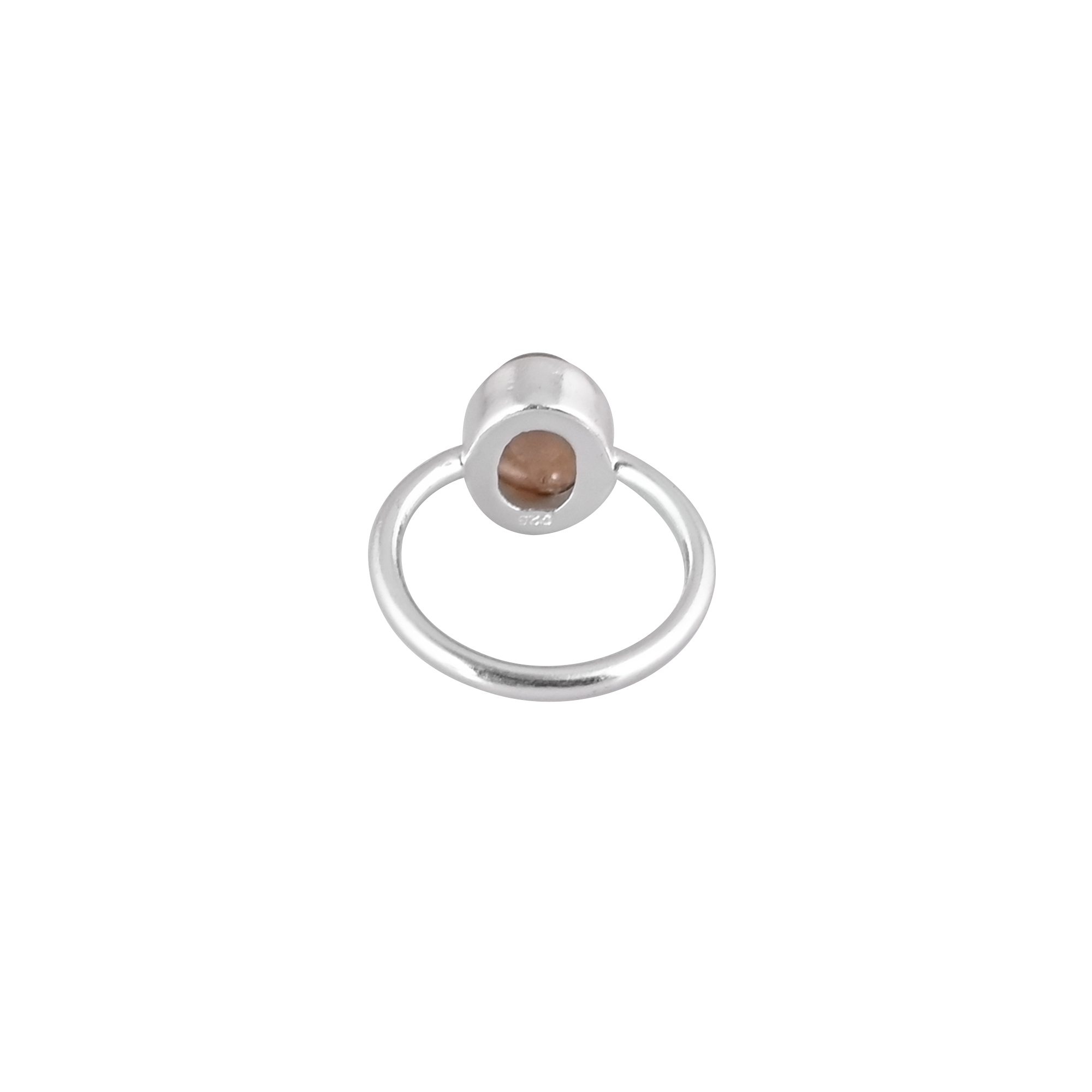 Natural Cats Eye Gemstone Ring 925 Sterling Silver Ring